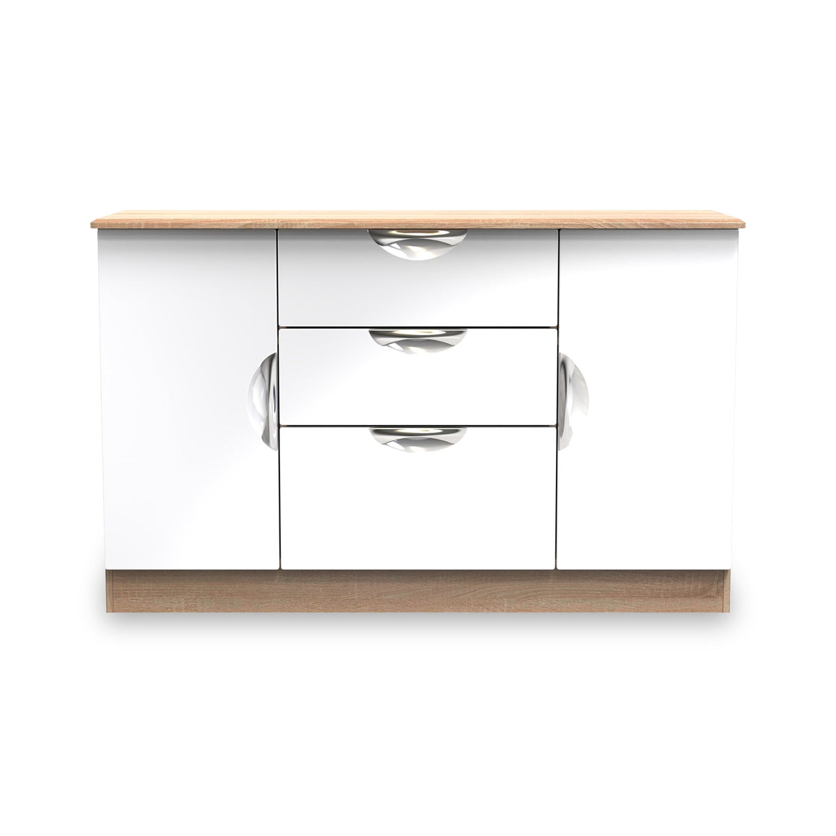 Beckett Gloss 2 Door 3 Drawer Sideboard