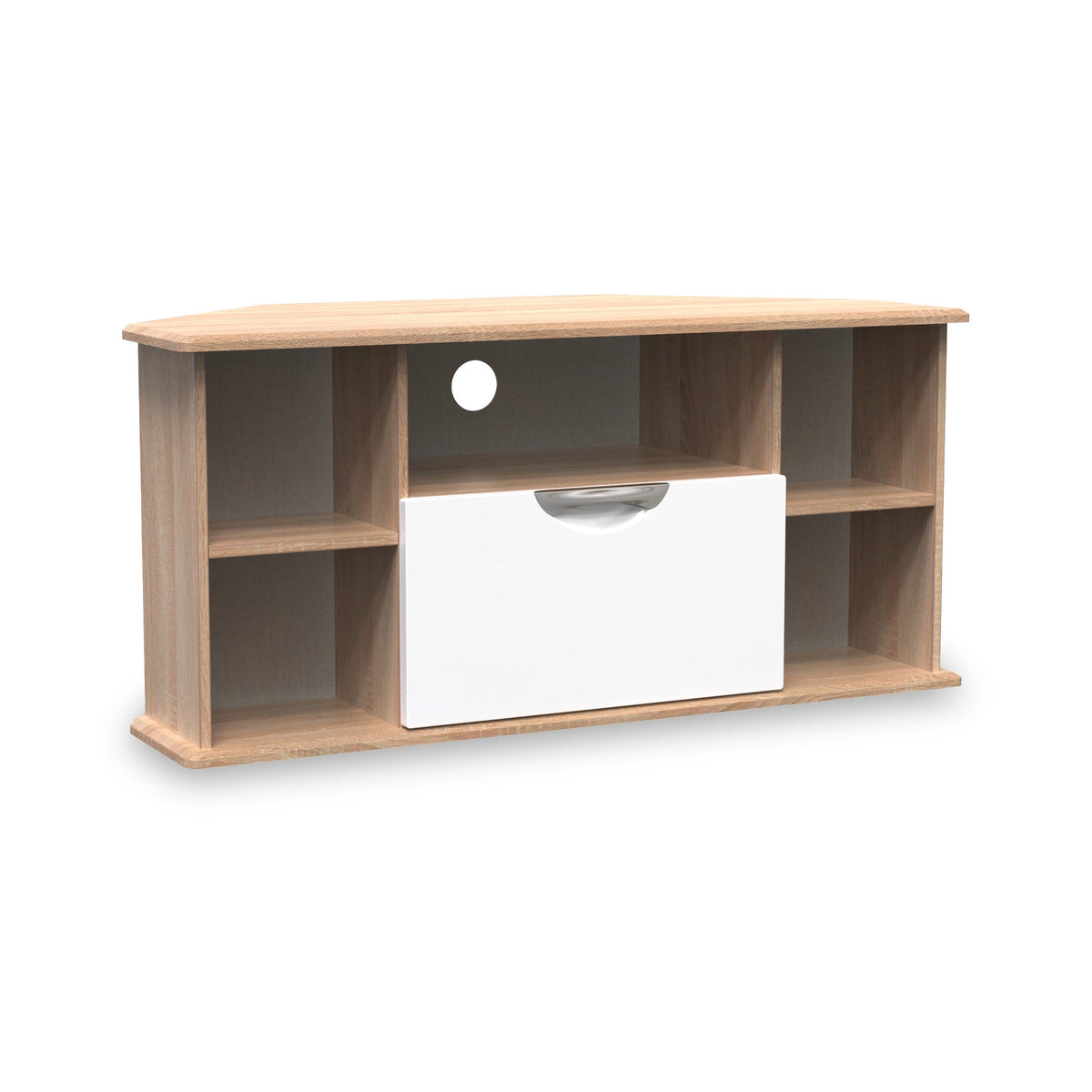 Beckett Gloss Corner TV Unit