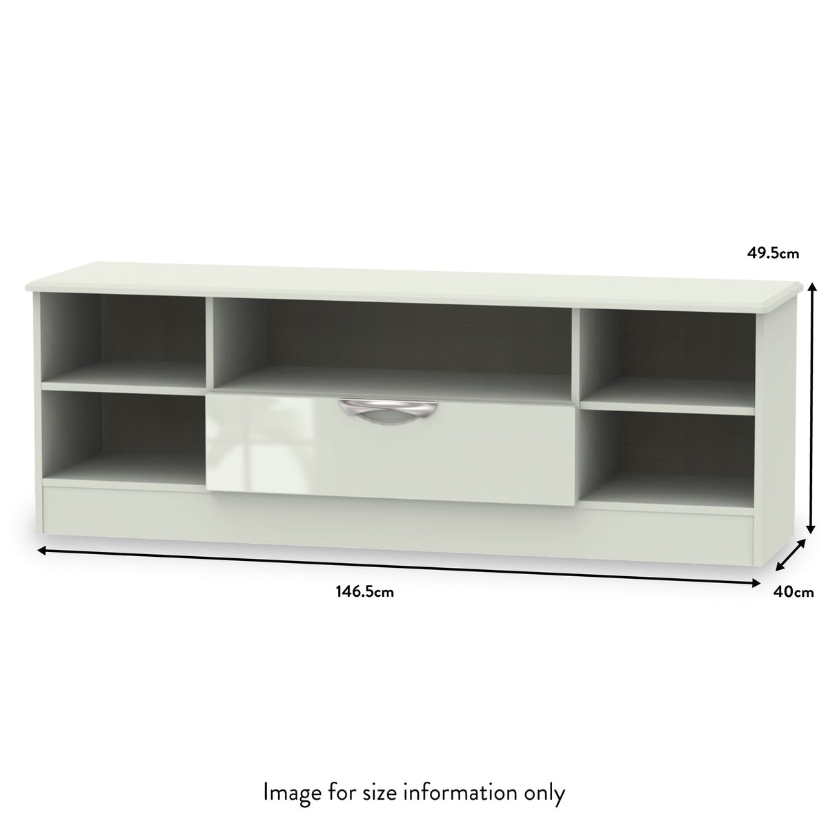 Beckett Gloss Wide TV Unit