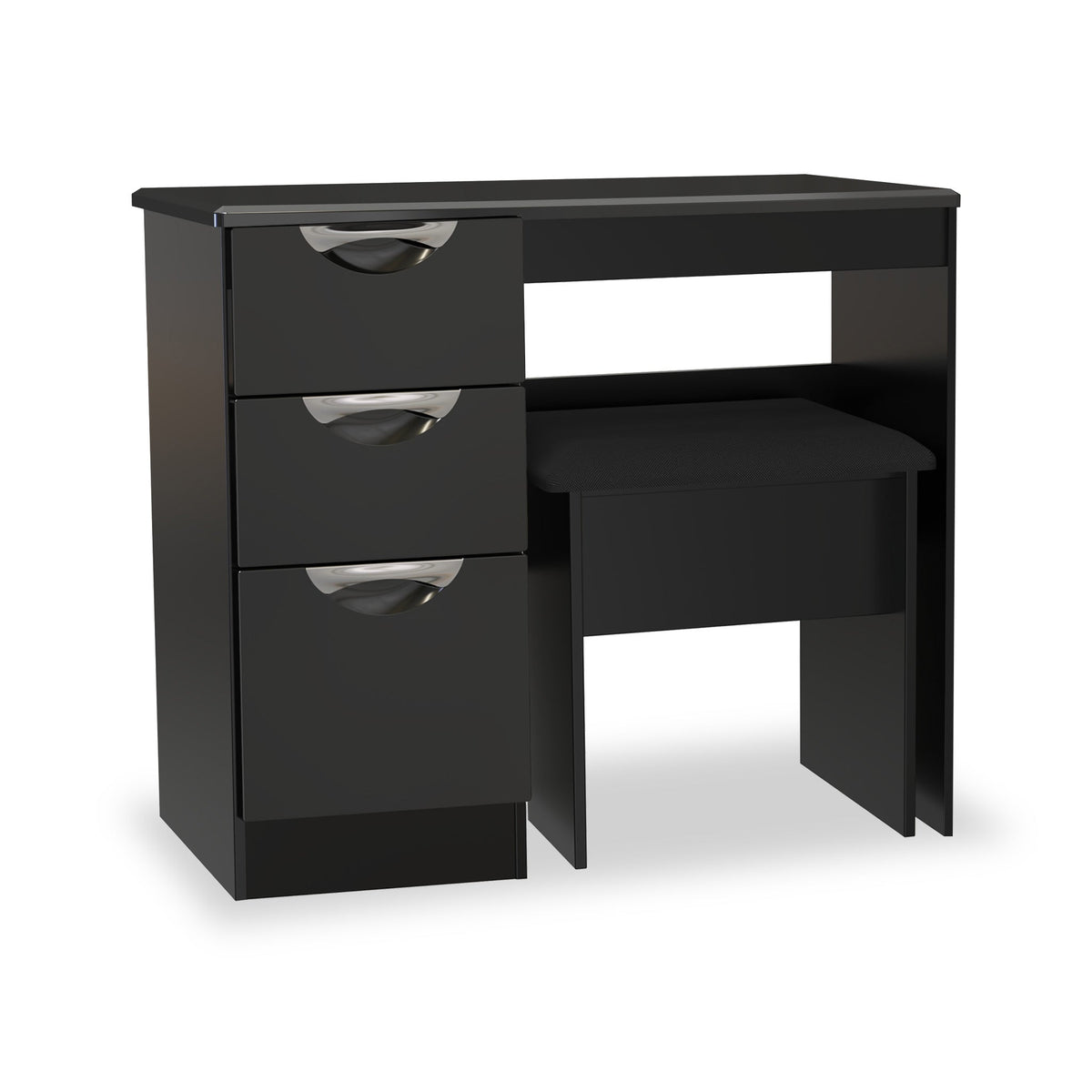 Beckett Gloss Dressing Table with Stool