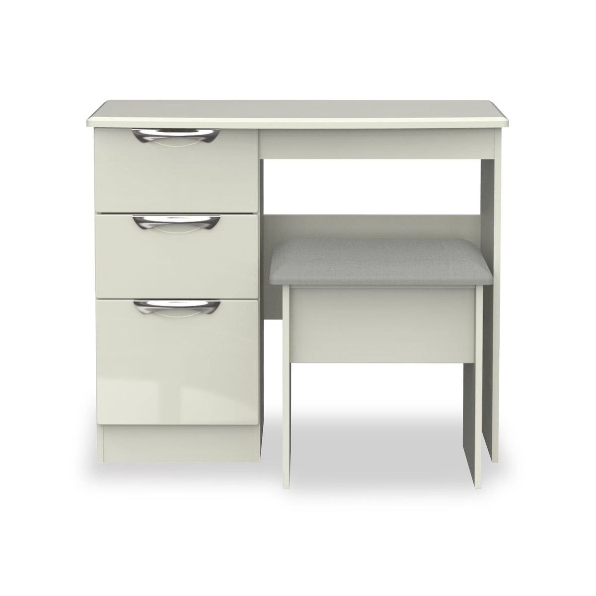 Beckett Gloss Dressing Table with Stool
