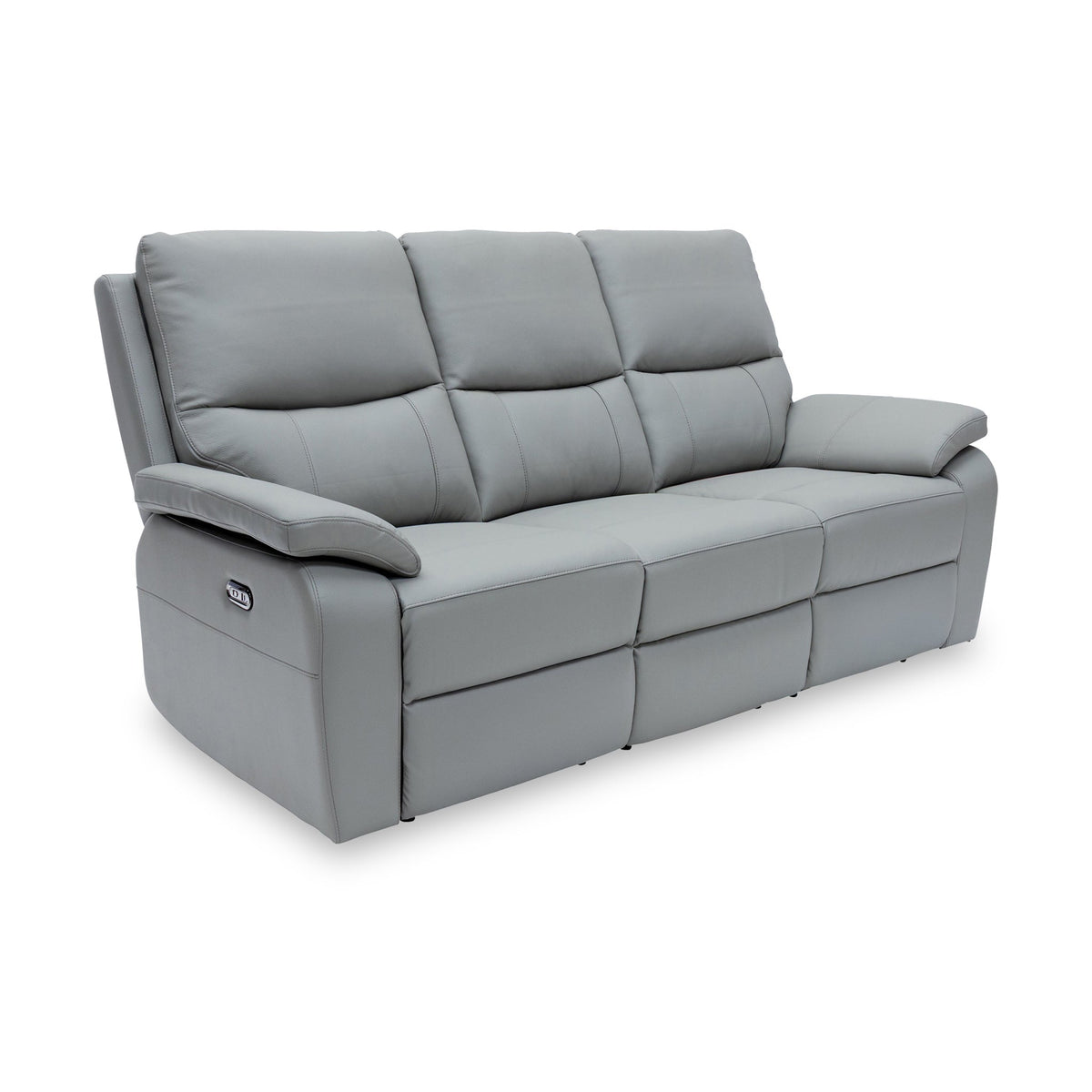 Oxley Leather 3 Seater Power Recliner