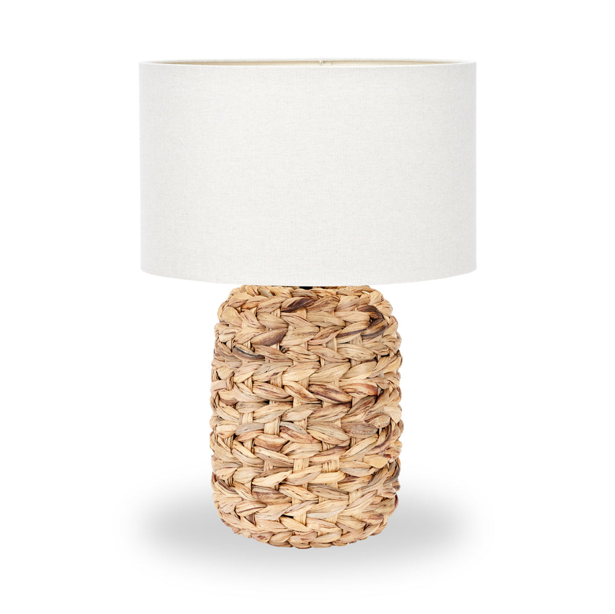Zadi Natural Plaited Tall Water Hyacinth Table Lamp