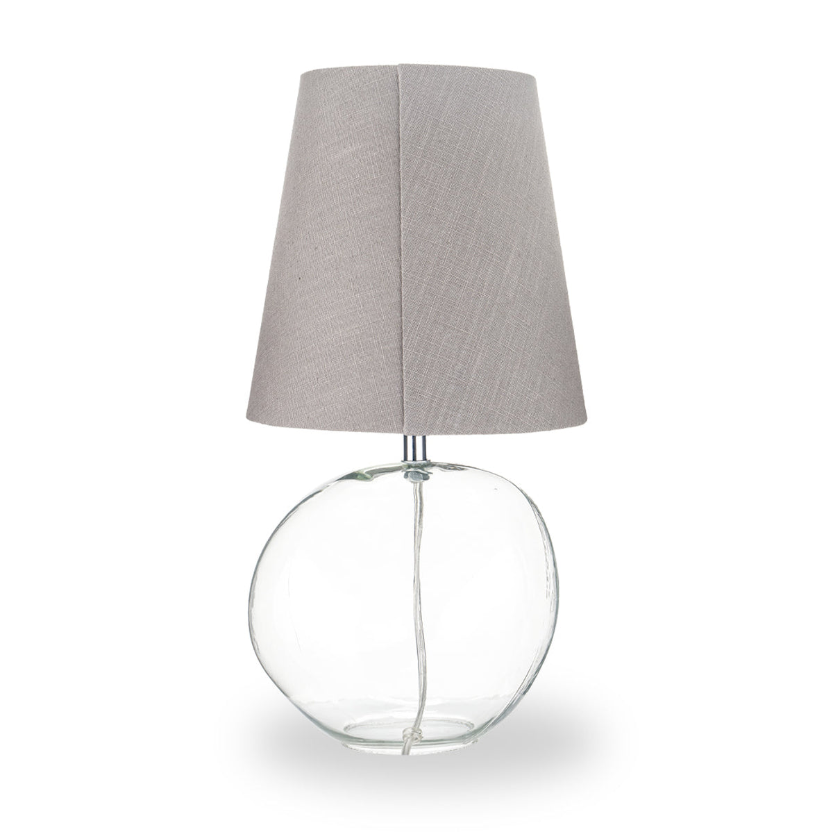 Hallie Clear Glass Table Lamp