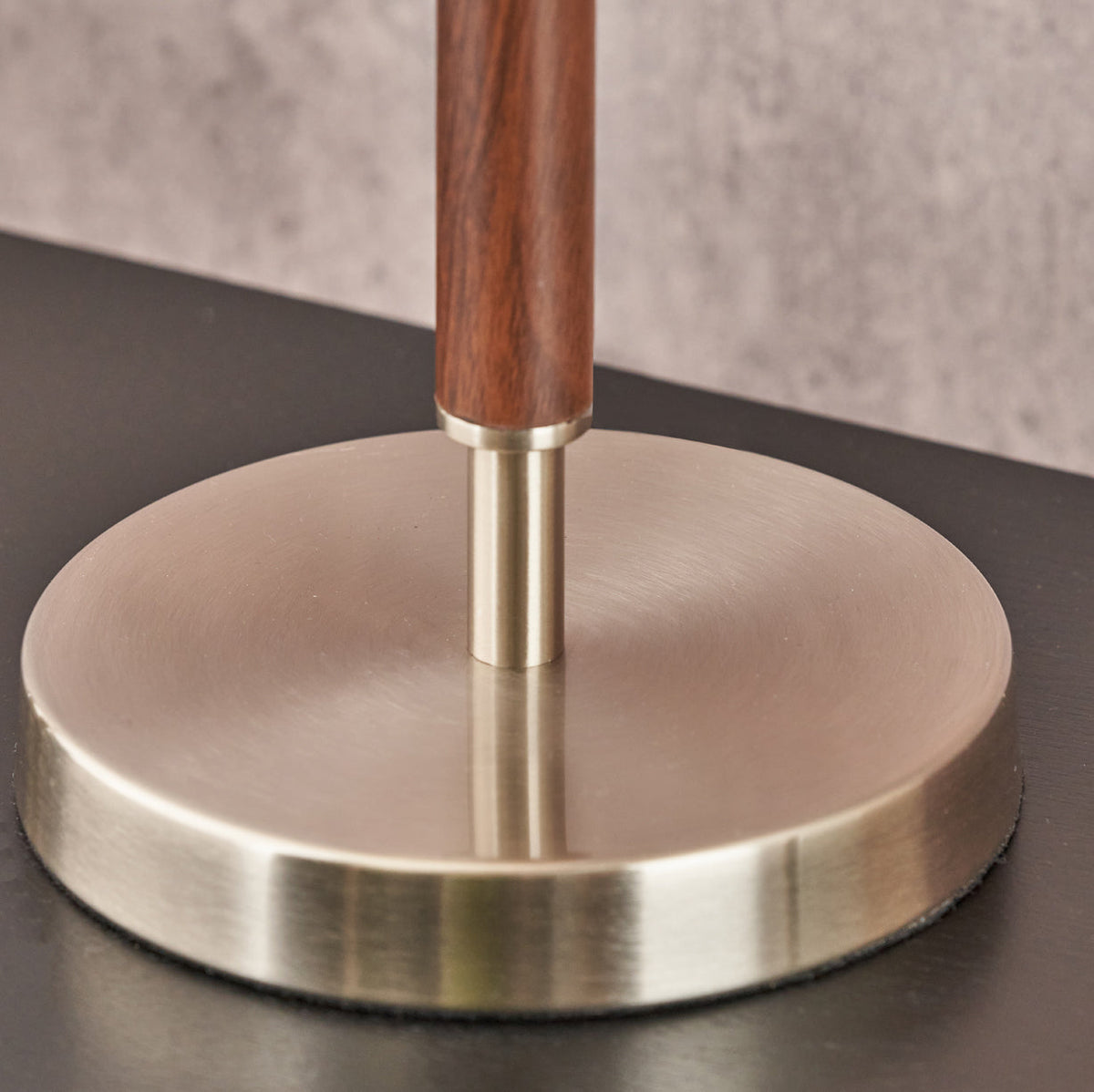 Gianni Brushed Silver Table Lamp