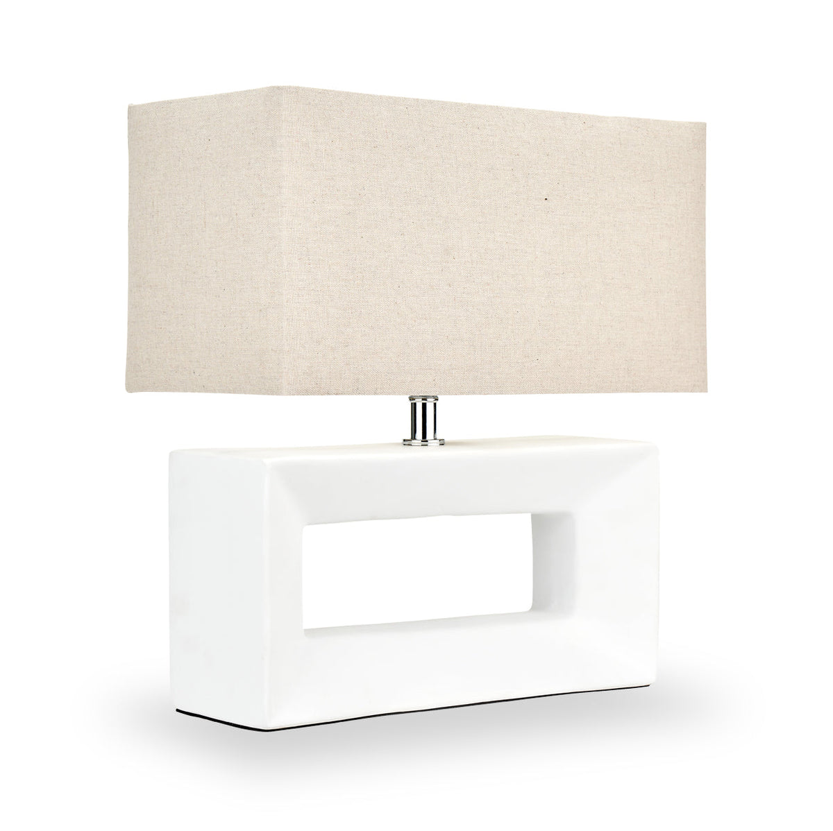 Block Ceramic Table Lamp