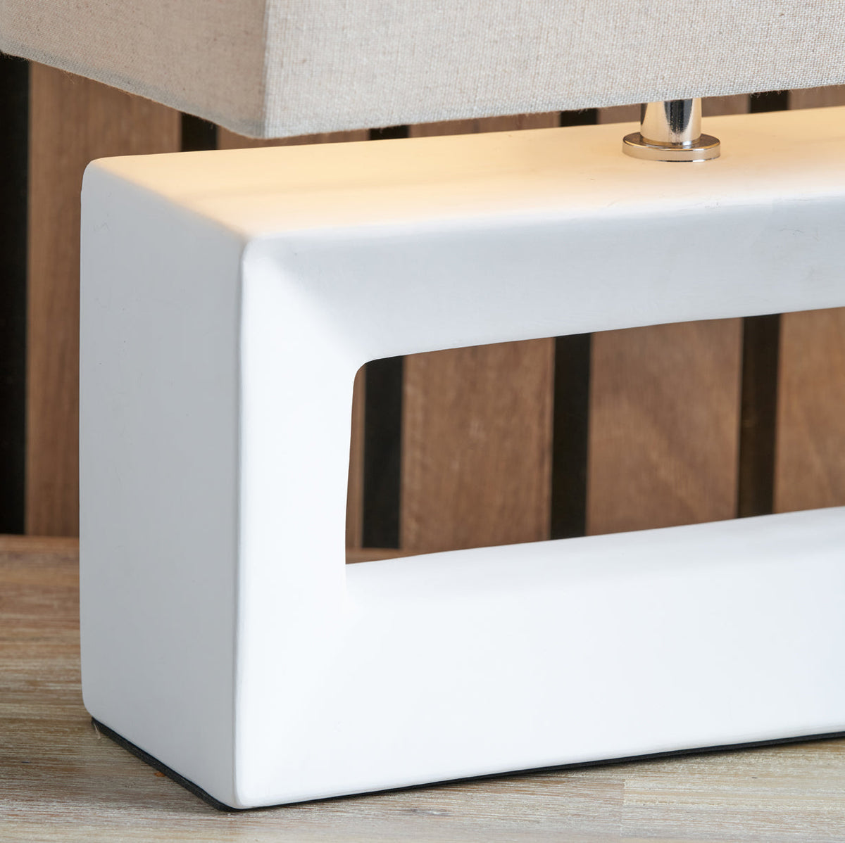 Block Ceramic Table Lamp