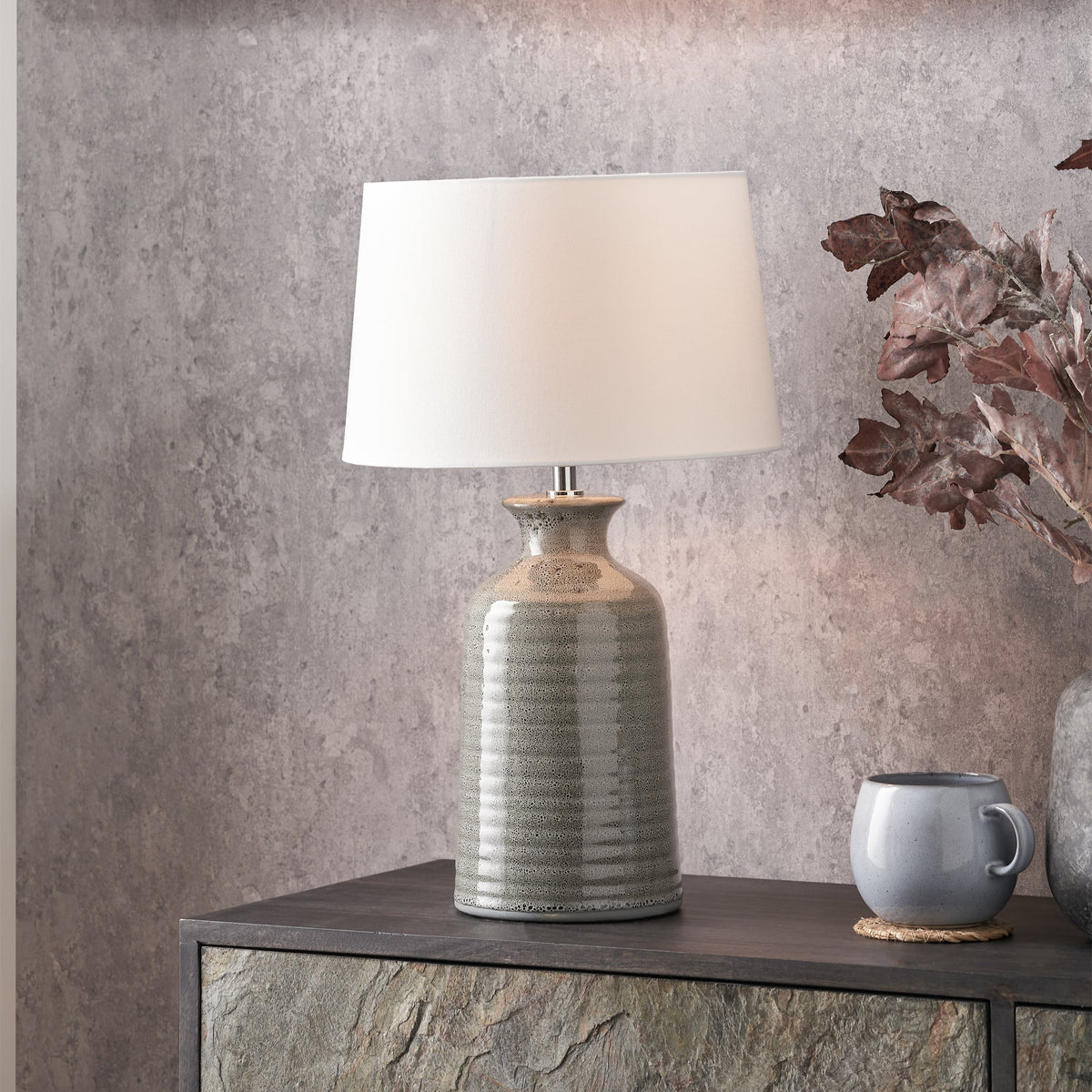 Helka Reactive Glaze Table Lamp