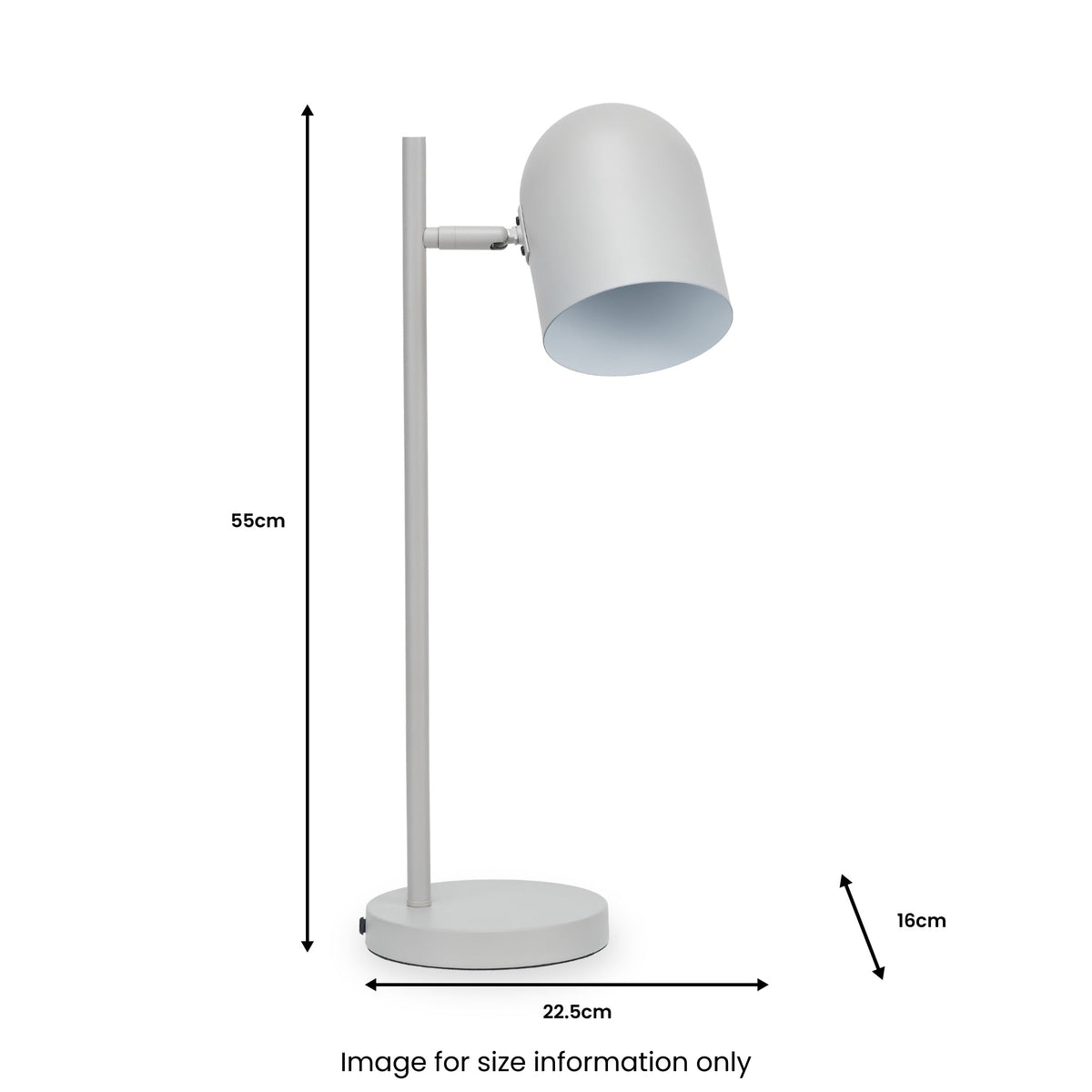 Finn Cloche Headed Table Lamp