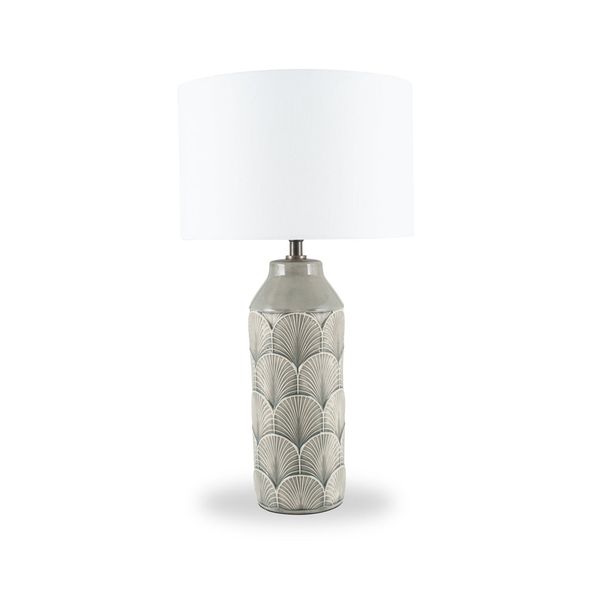 Bethan Embossed Ceramic Table Lamp