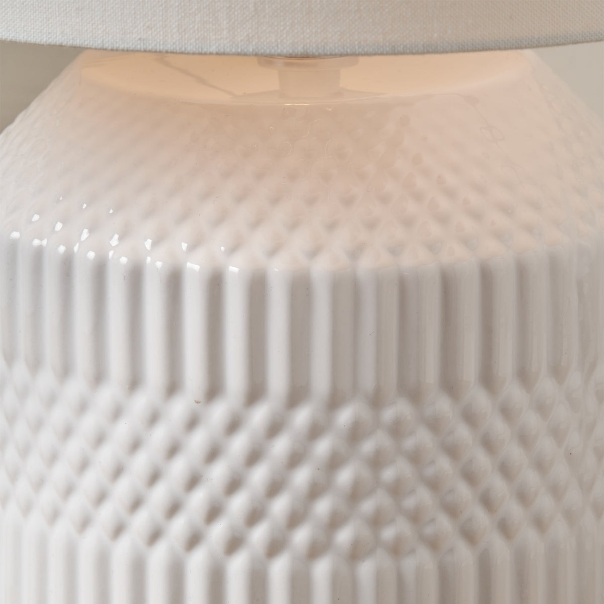 Meribel Geo Tall Ceramic Table Lamp