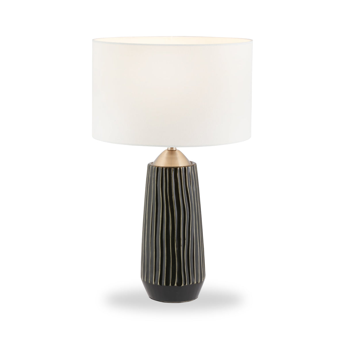 Artemis Textured Brushed Silver Tall Table Lamp
