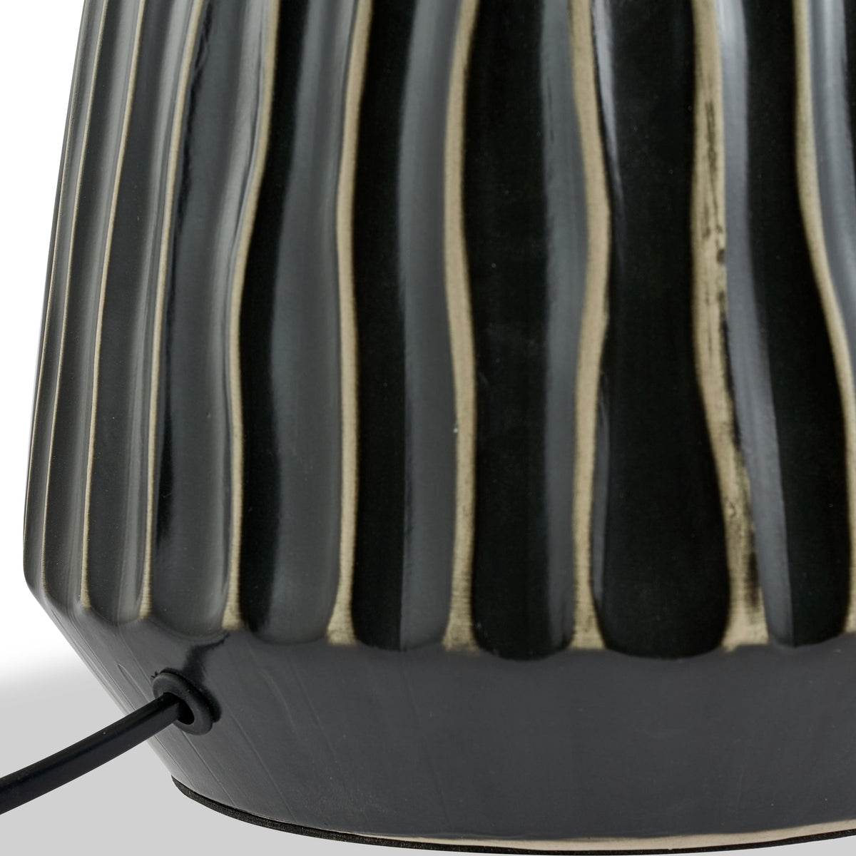 Artemis Textured Brushed Silver Table Lamp
