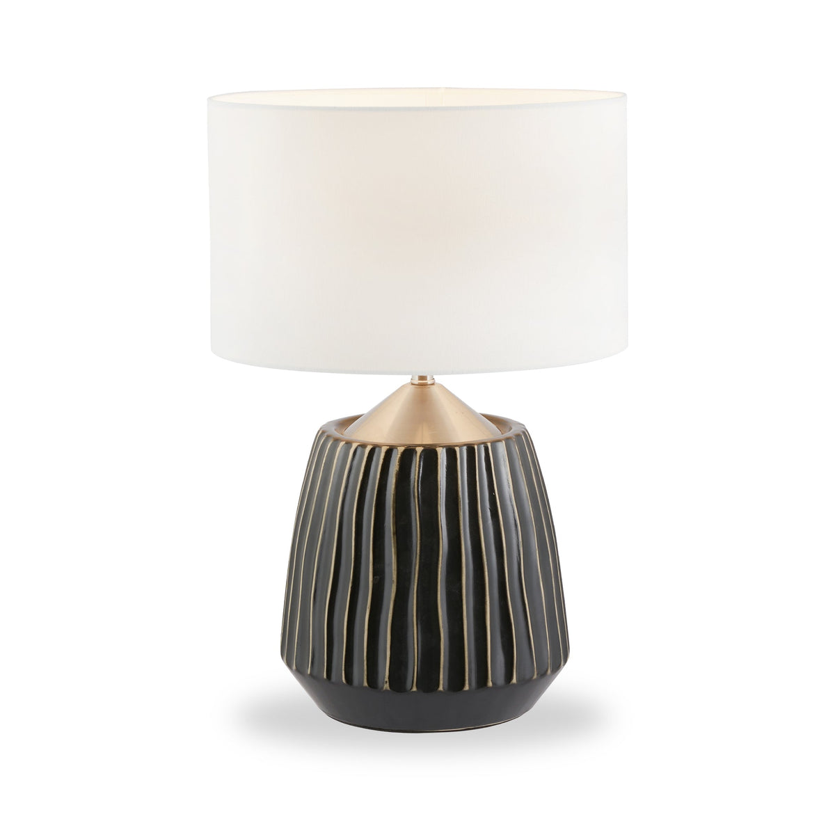 Artemis Textured Brushed Silver Table Lamp