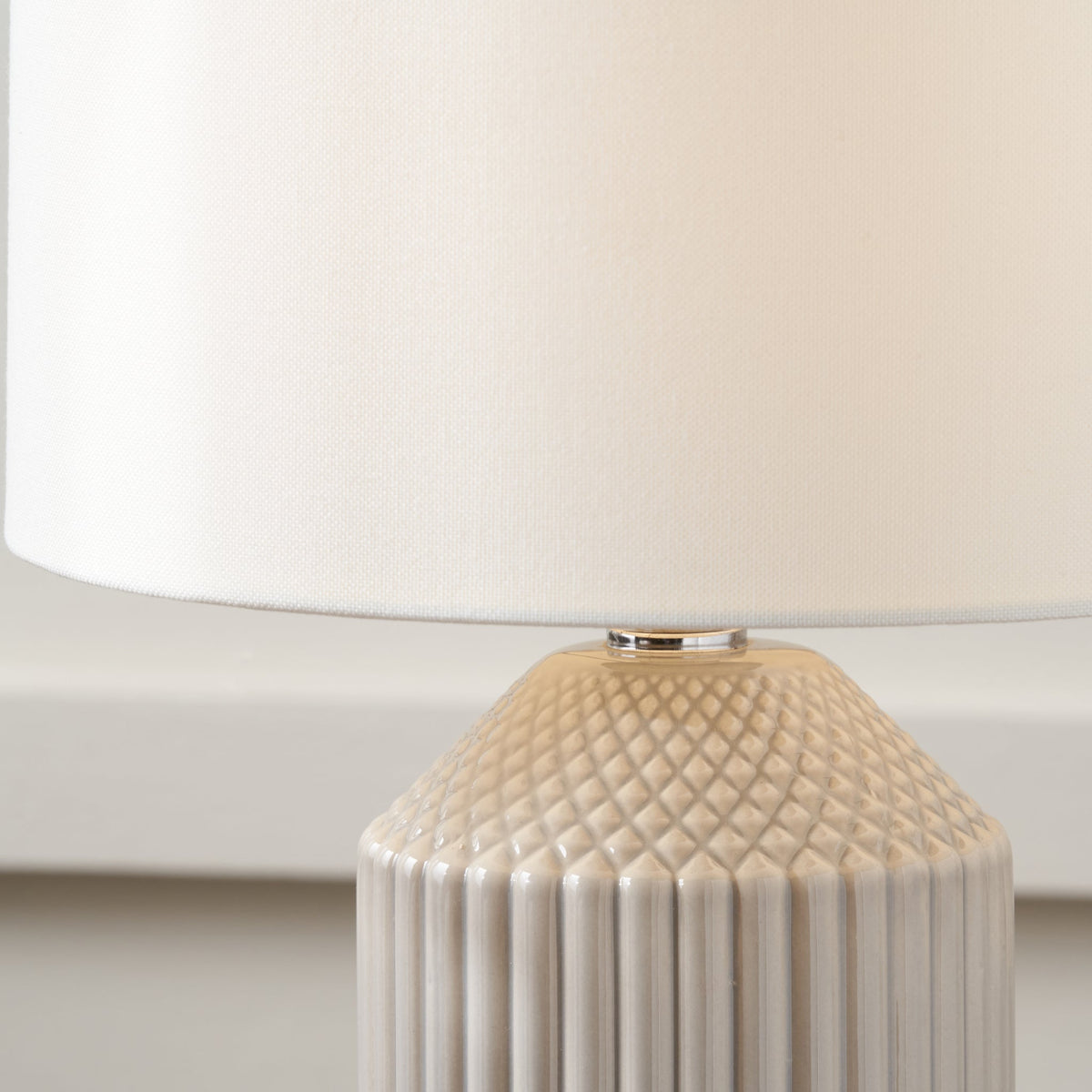 Meribel Geo Tall Ceramic Table Lamp