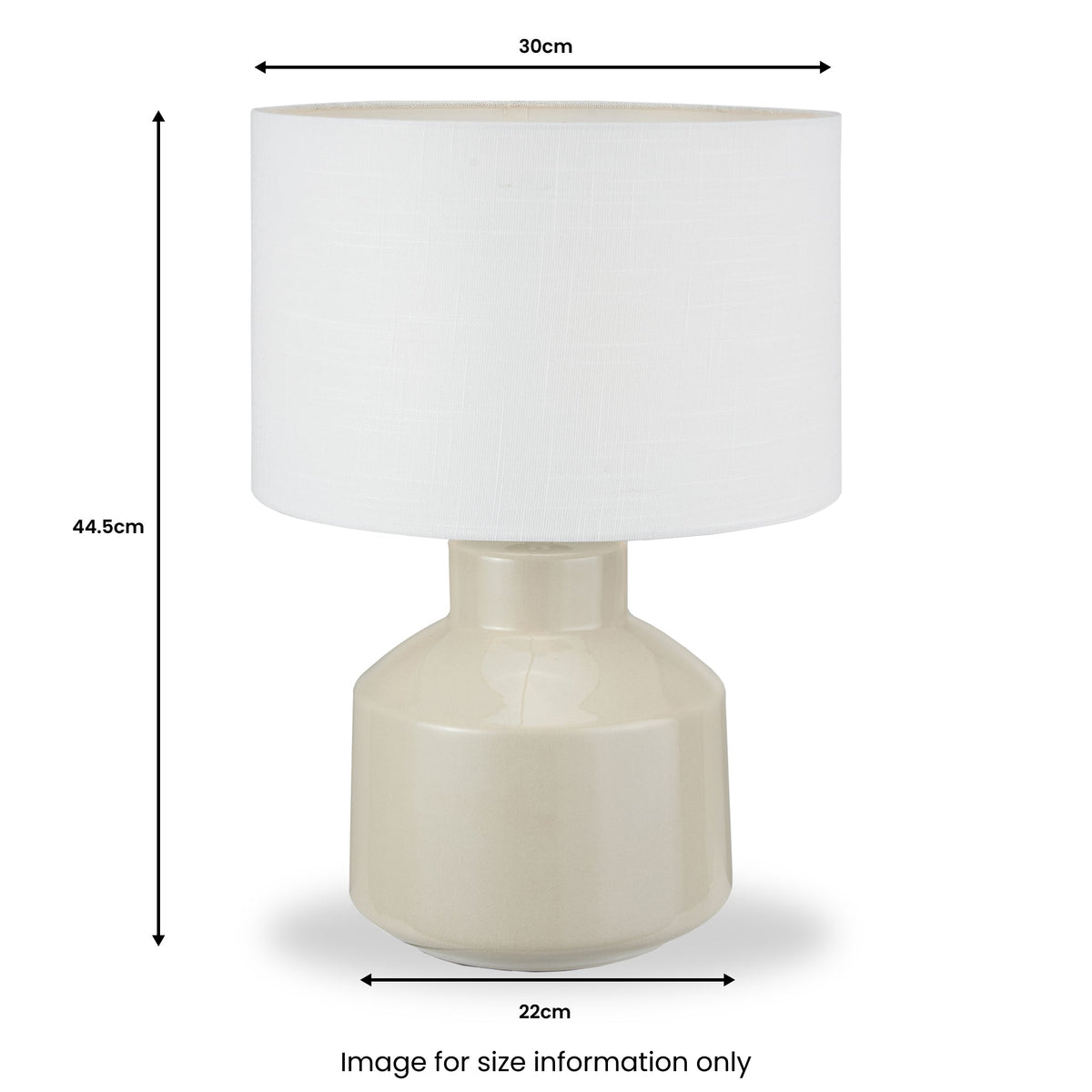 Nora Crackle Effect Table Lamp
