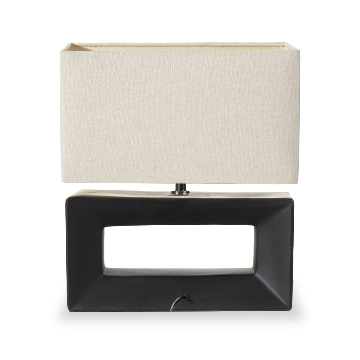 Block Ceramic Table Lamp