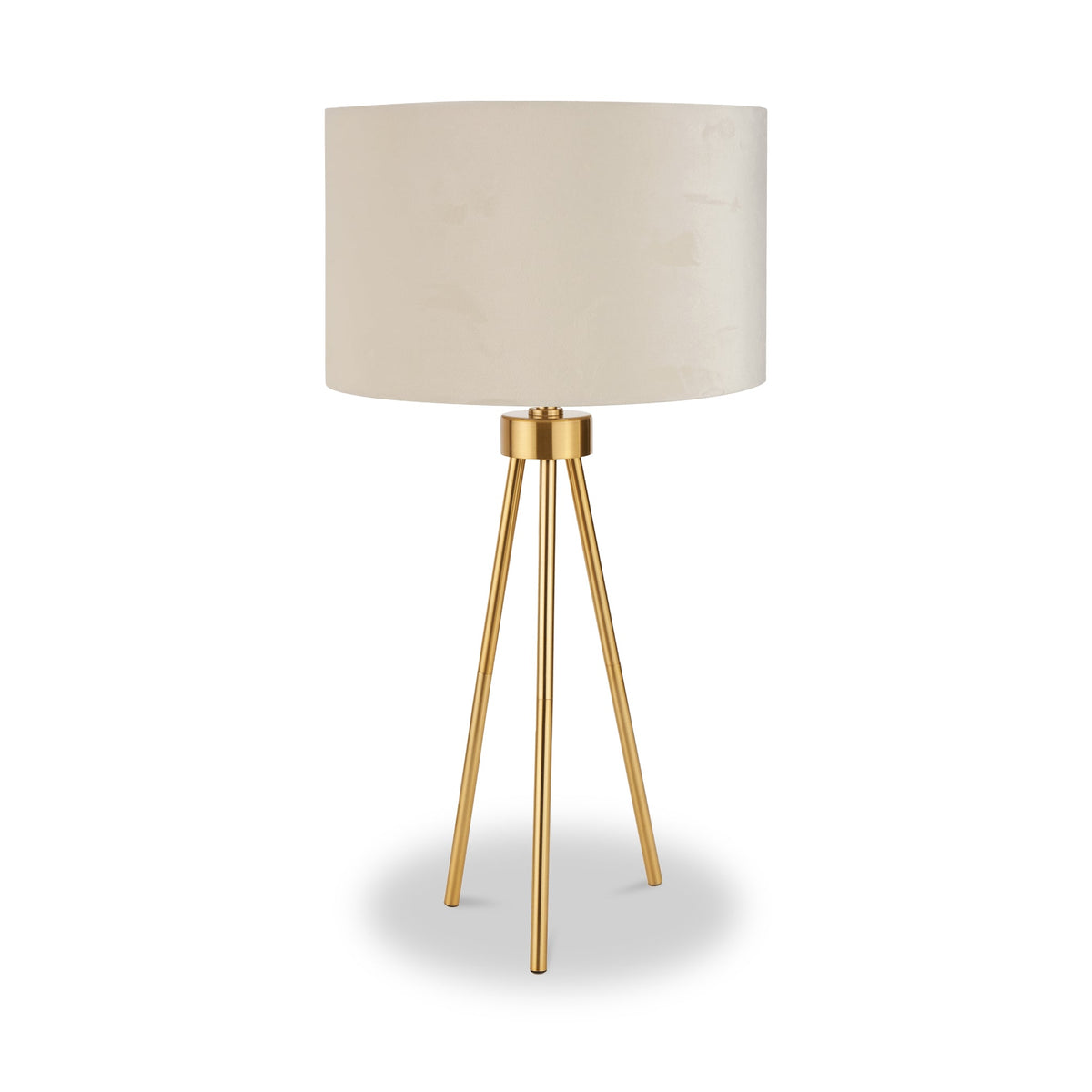 Houston Brushed Brass Tripod Table Lamp