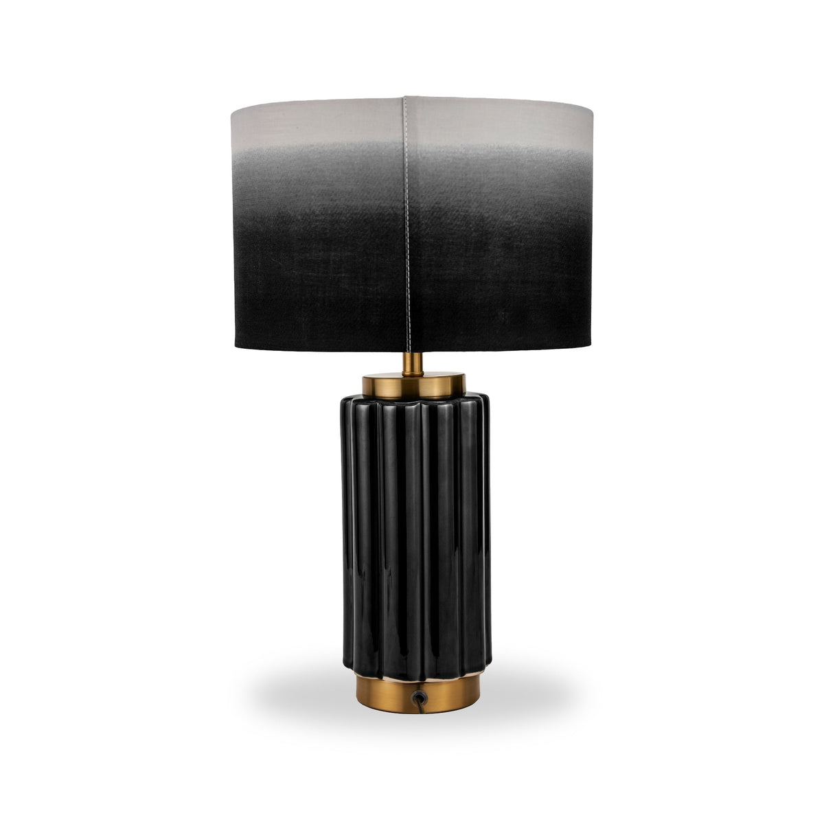 Lushan Scalloped Ceramic Table Lamp