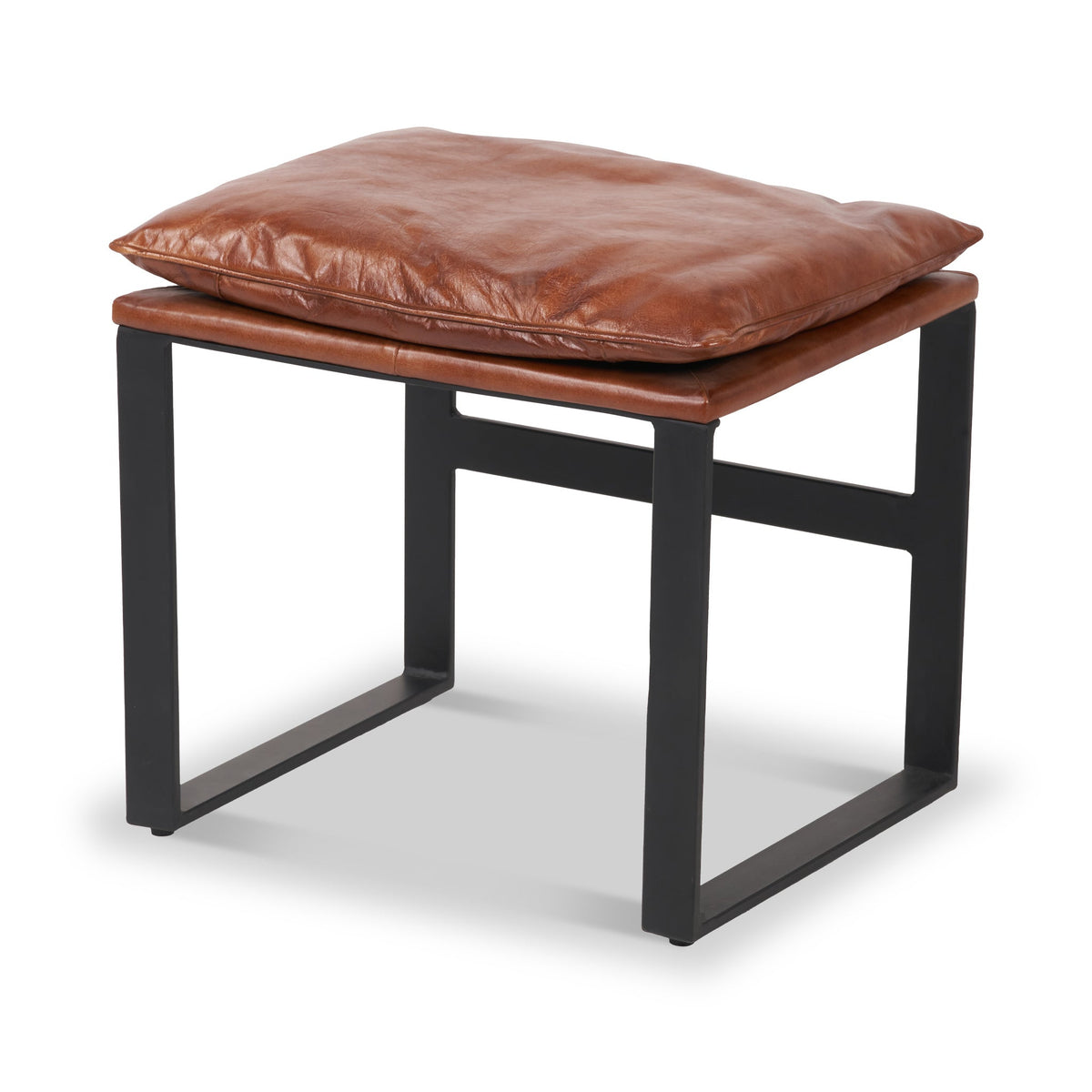 Nico Leather Accent Chair & Footstool