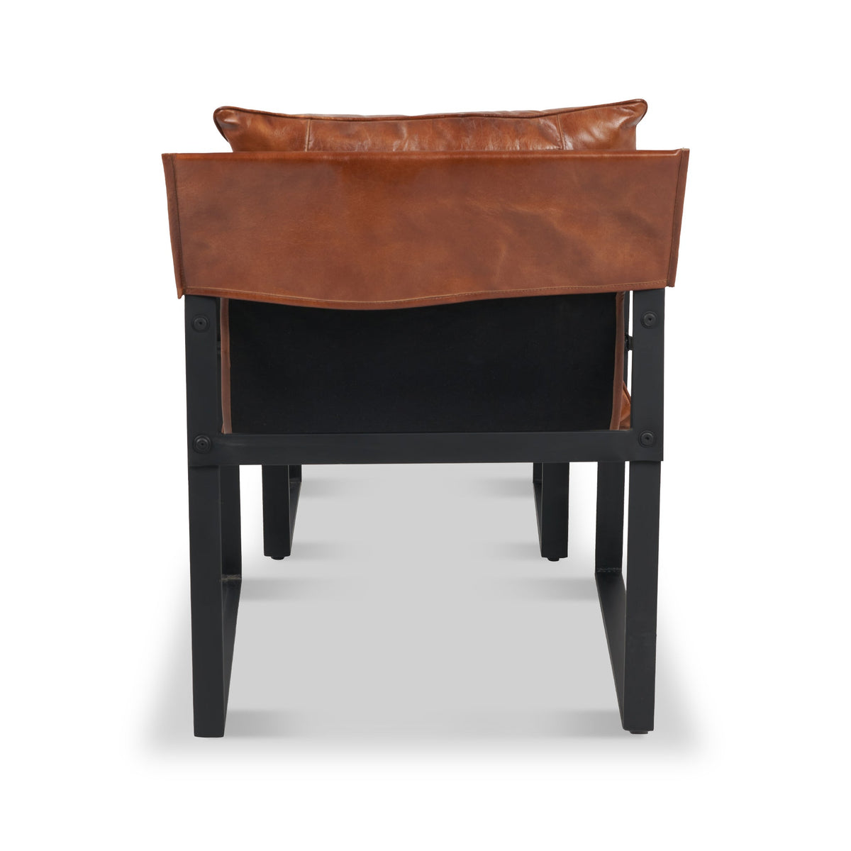 Nico Leather Accent Chair & Footstool