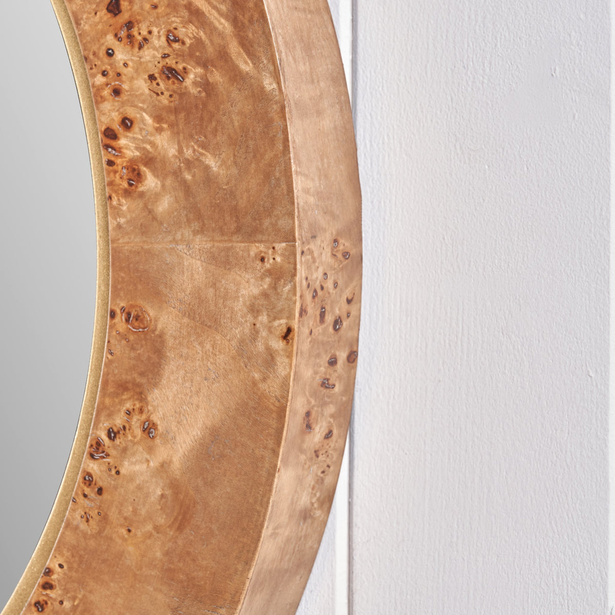 Newborough Burr Wood Effect Wall Mirror