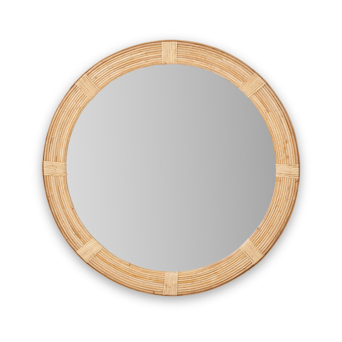 Amara Natural Rattan Framed Wall Mirror