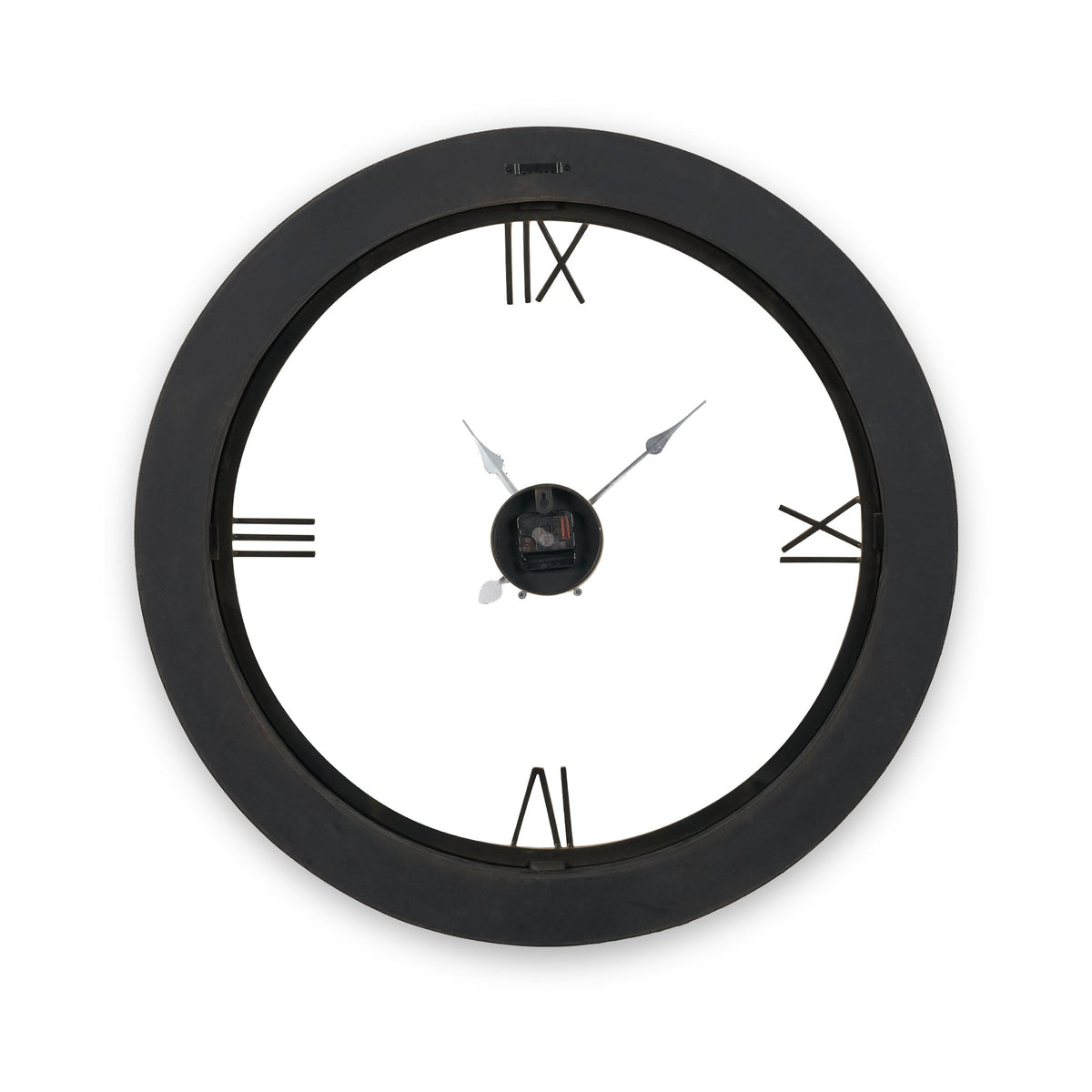Newborough Burr Wood Effect Wall Clock