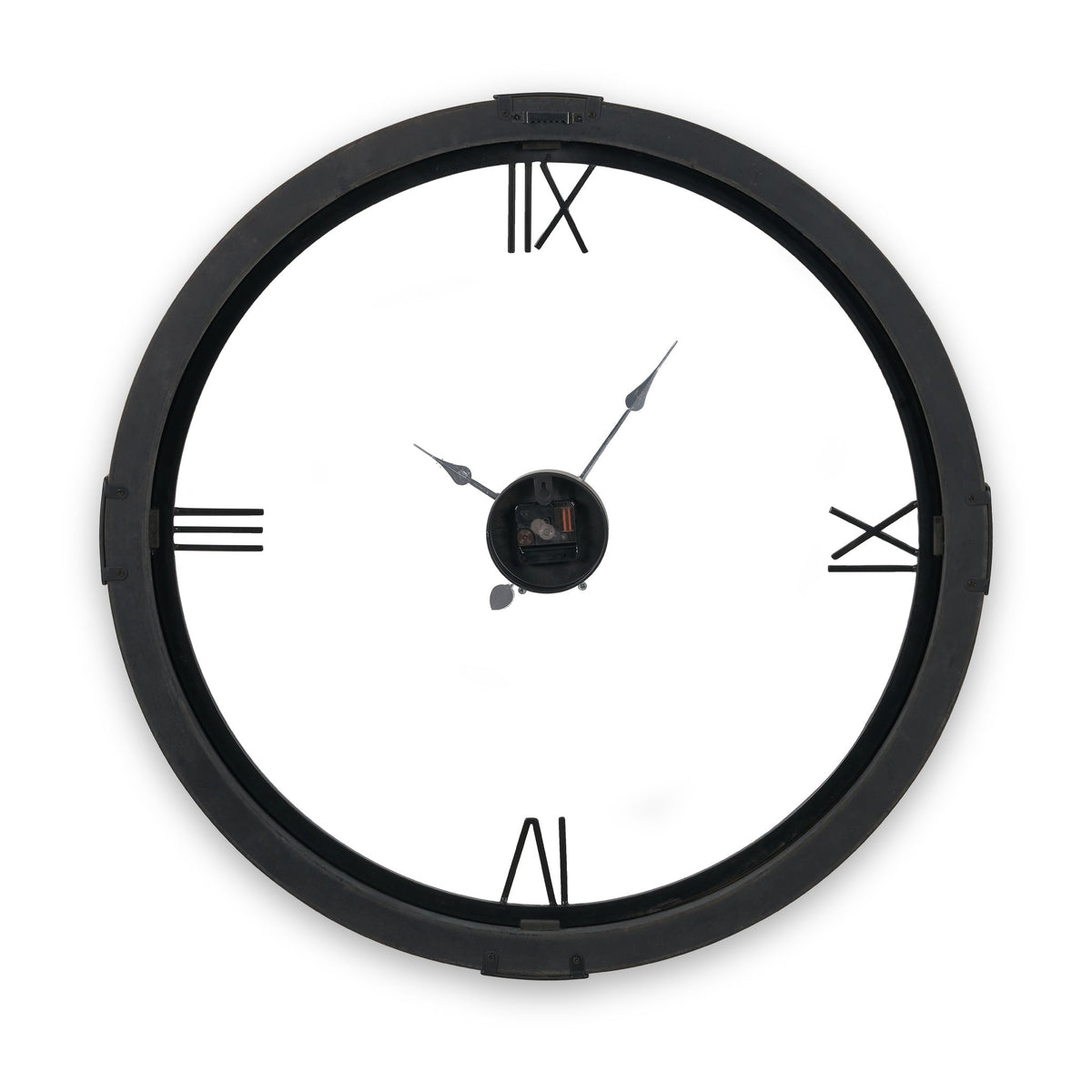 Vermont Walnut Wood Effect Wall Clock