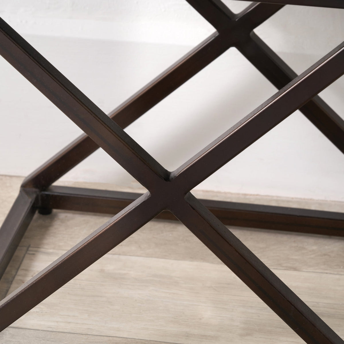 Adriano Leather Side Table