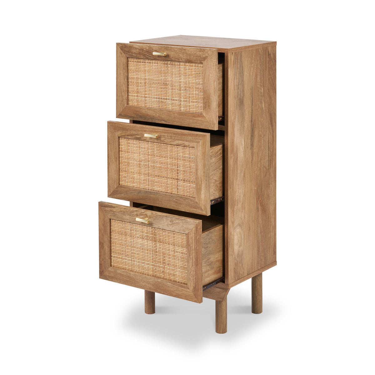 Henrik Natural Rattan 3 Drawer Chest