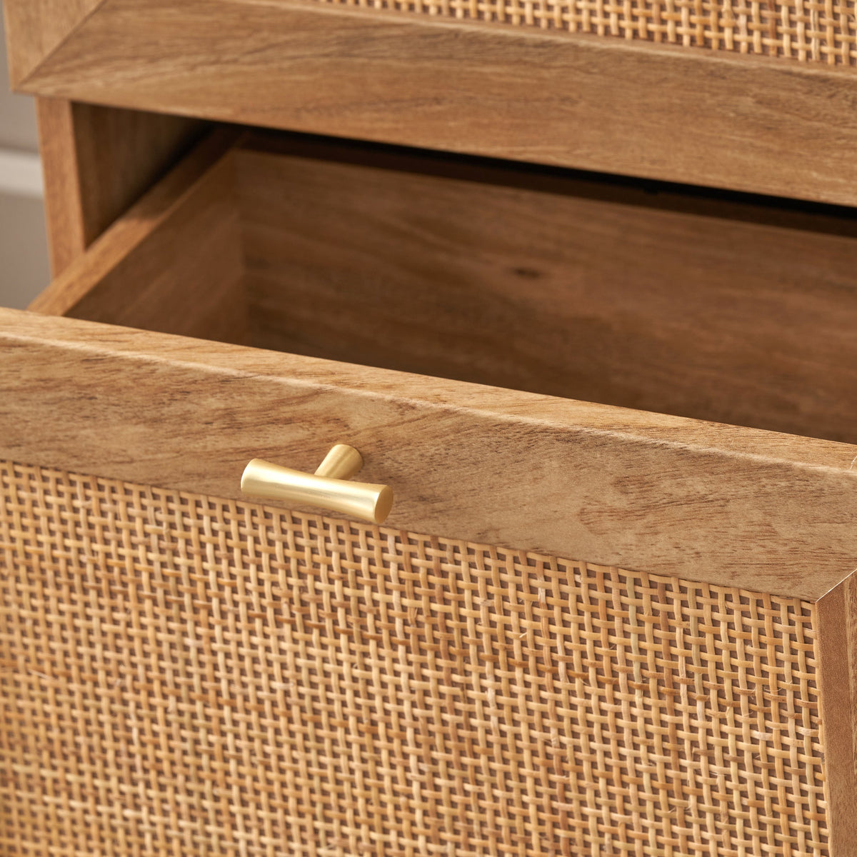 Henrik Natural Rattan 3 Drawer Chest
