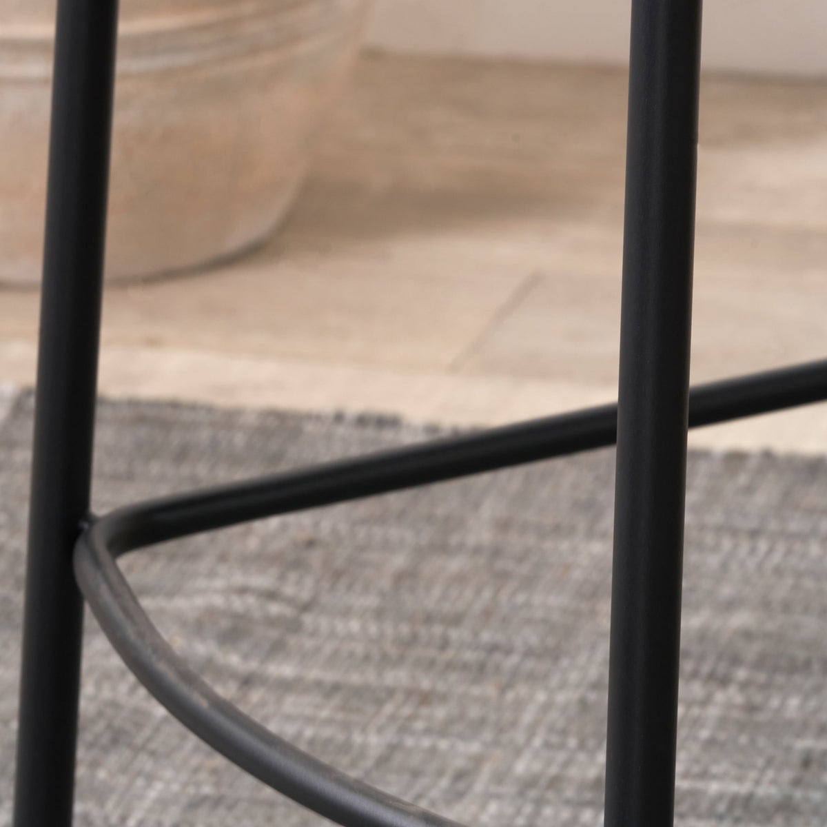 Enya Quilted Back Bar Stool