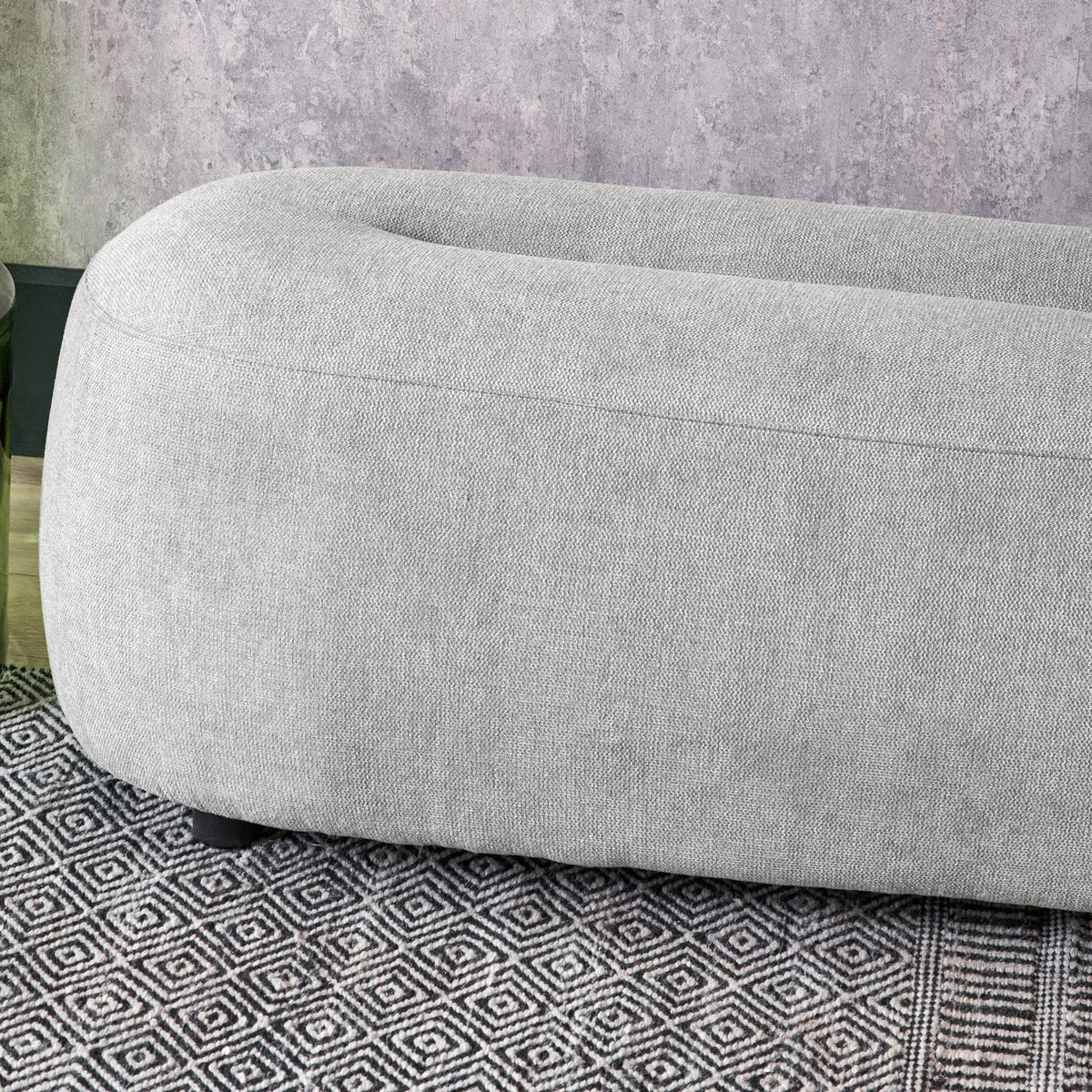 Carin Chenille Ottoman