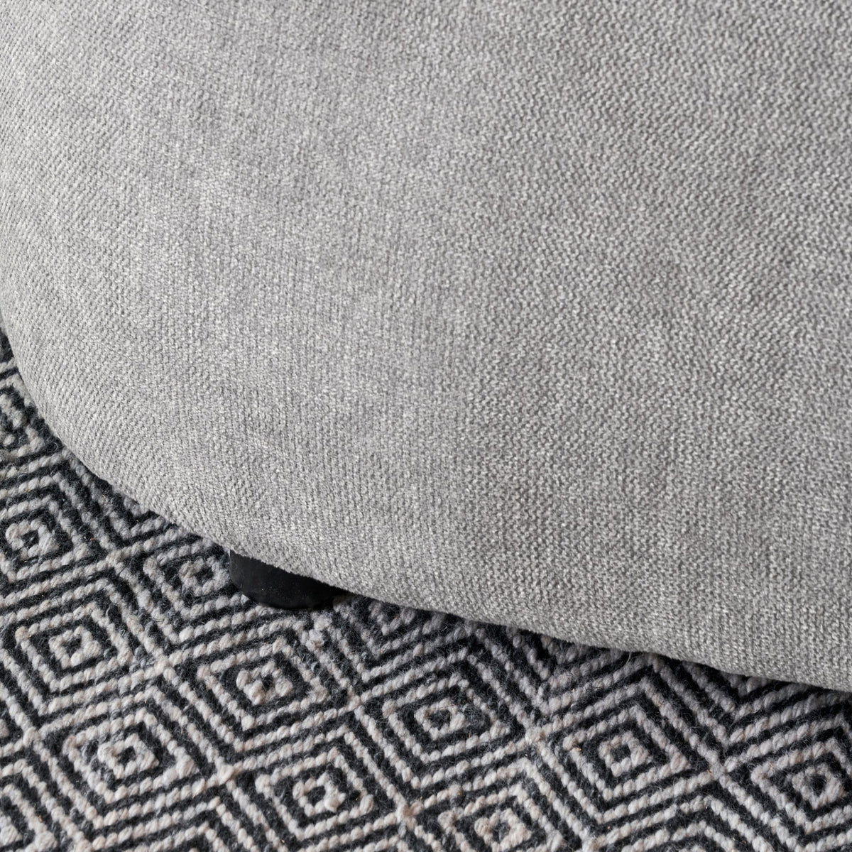 Carin Chenille Ottoman