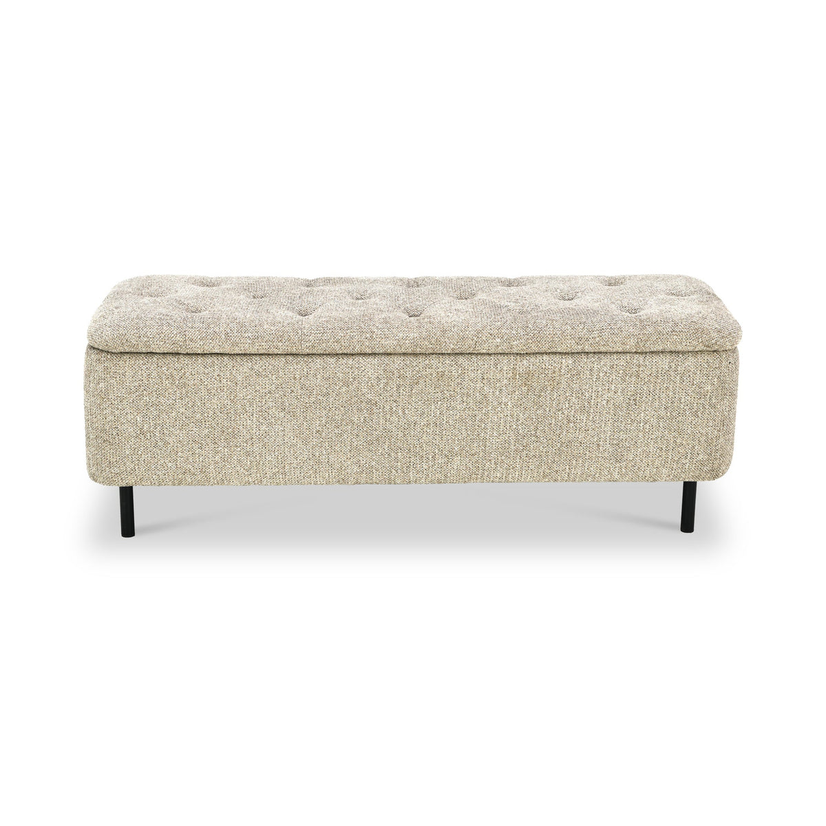 Else Buttoned Storage Ottoman