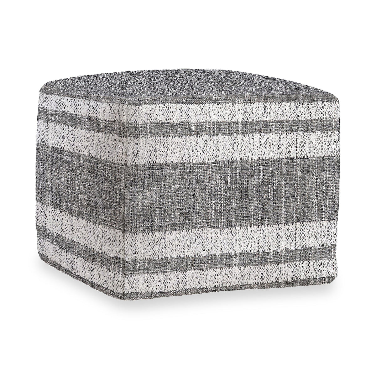 Highclere Indoor & Outdoor Stripe Design Pouffe
