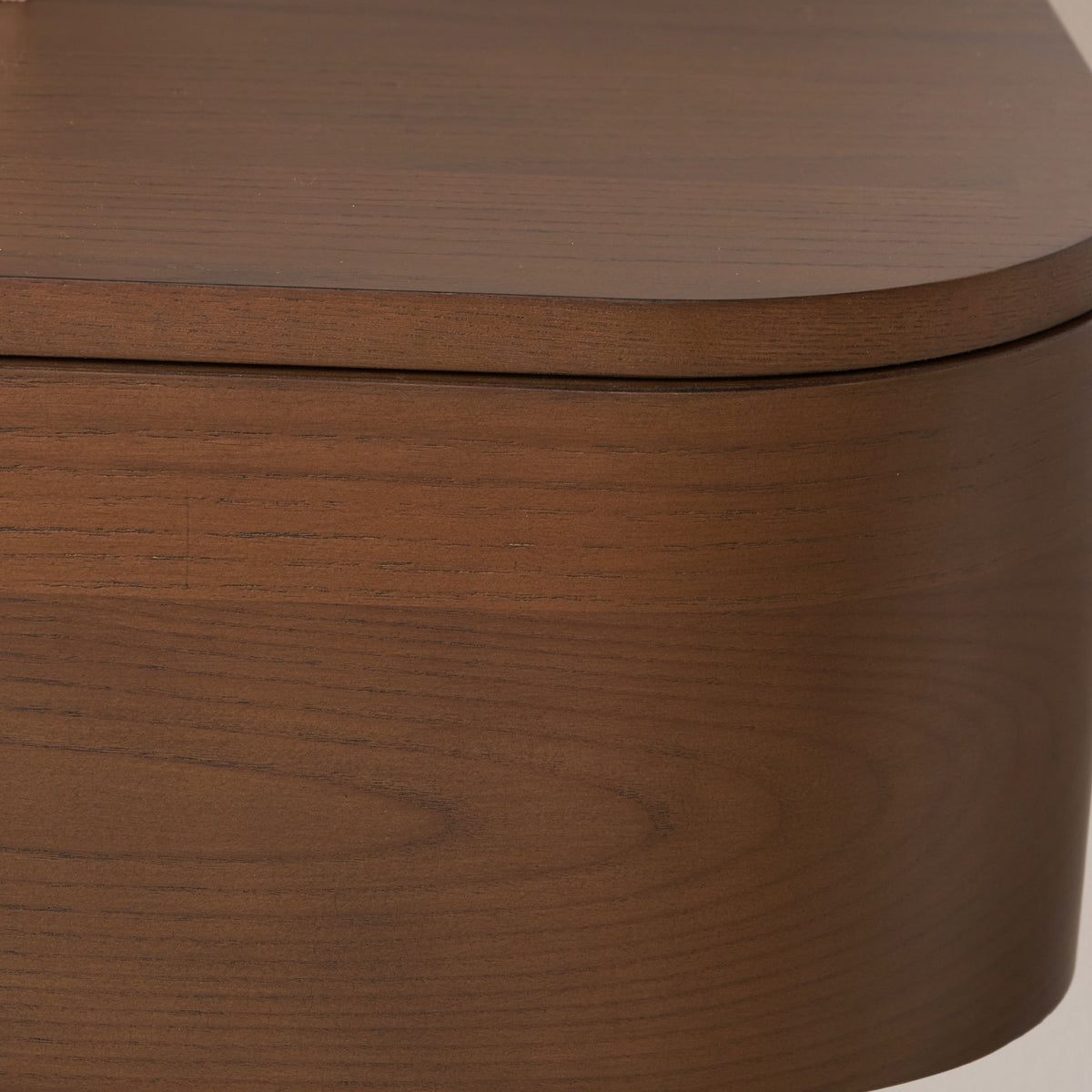 Elias Dark Ash 2 Drawer Console Table