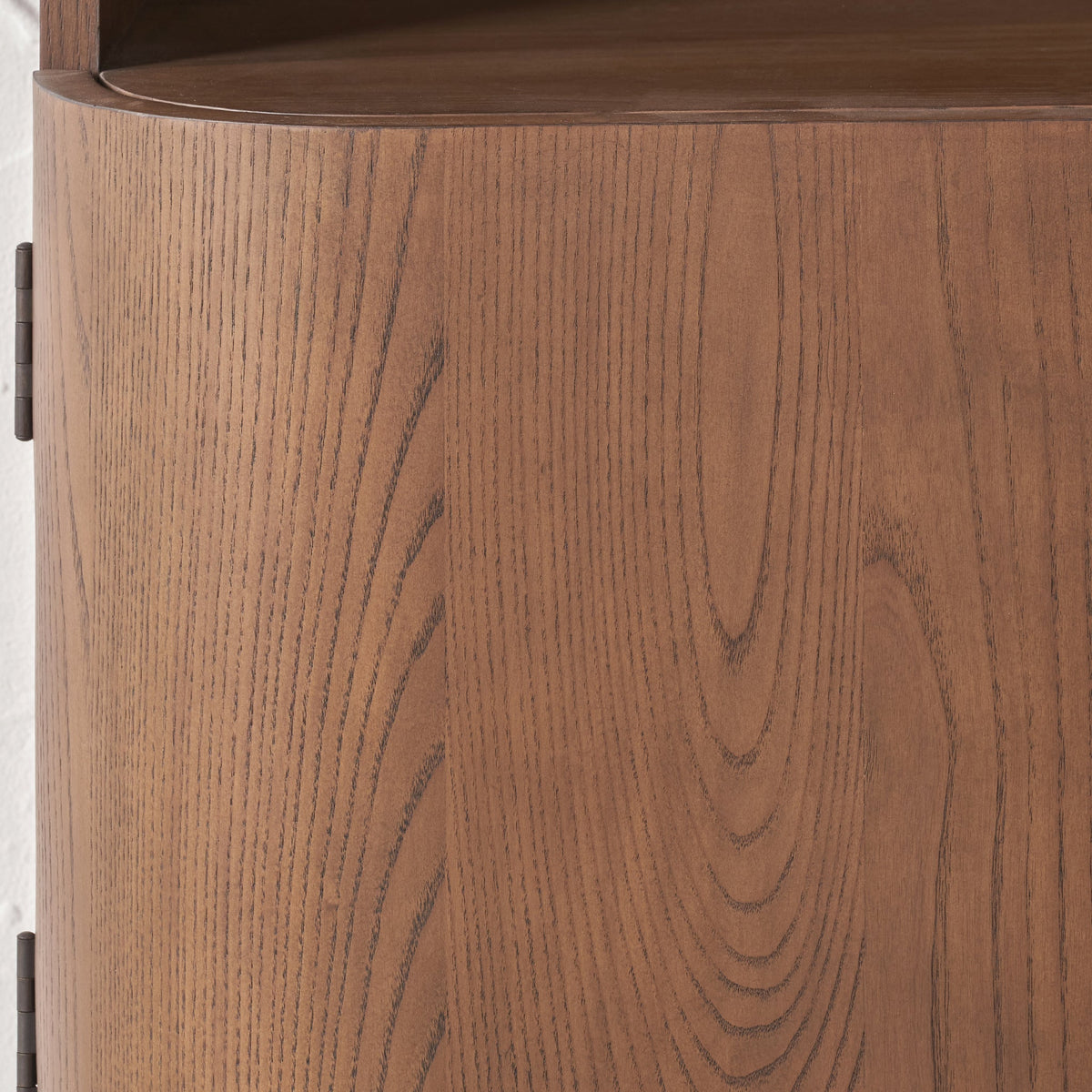 Elias Dark Ash 2 Door Shelving Unit