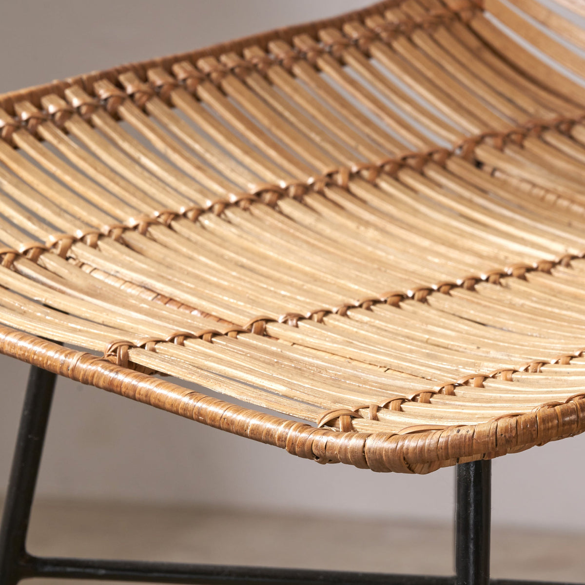 Rattan Core Bar Stool