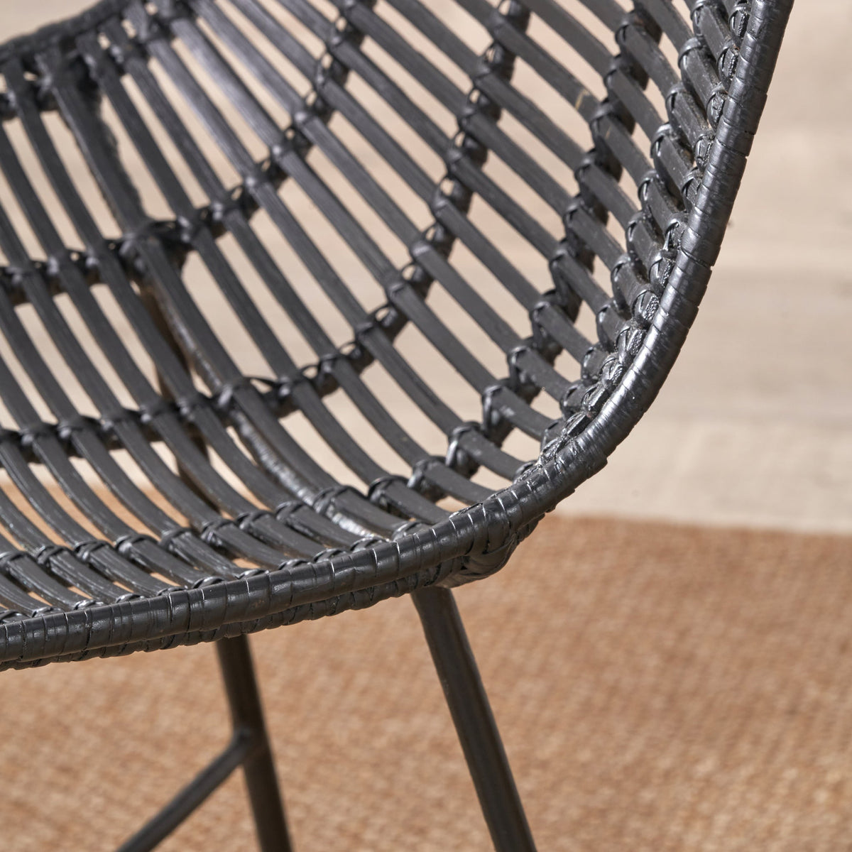 Rattan Core Dining Chair