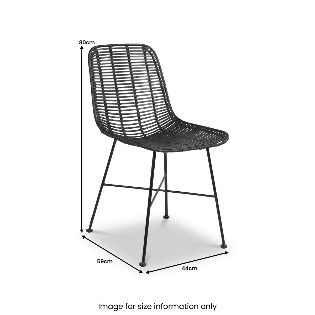 Rattan Core Dining Chair