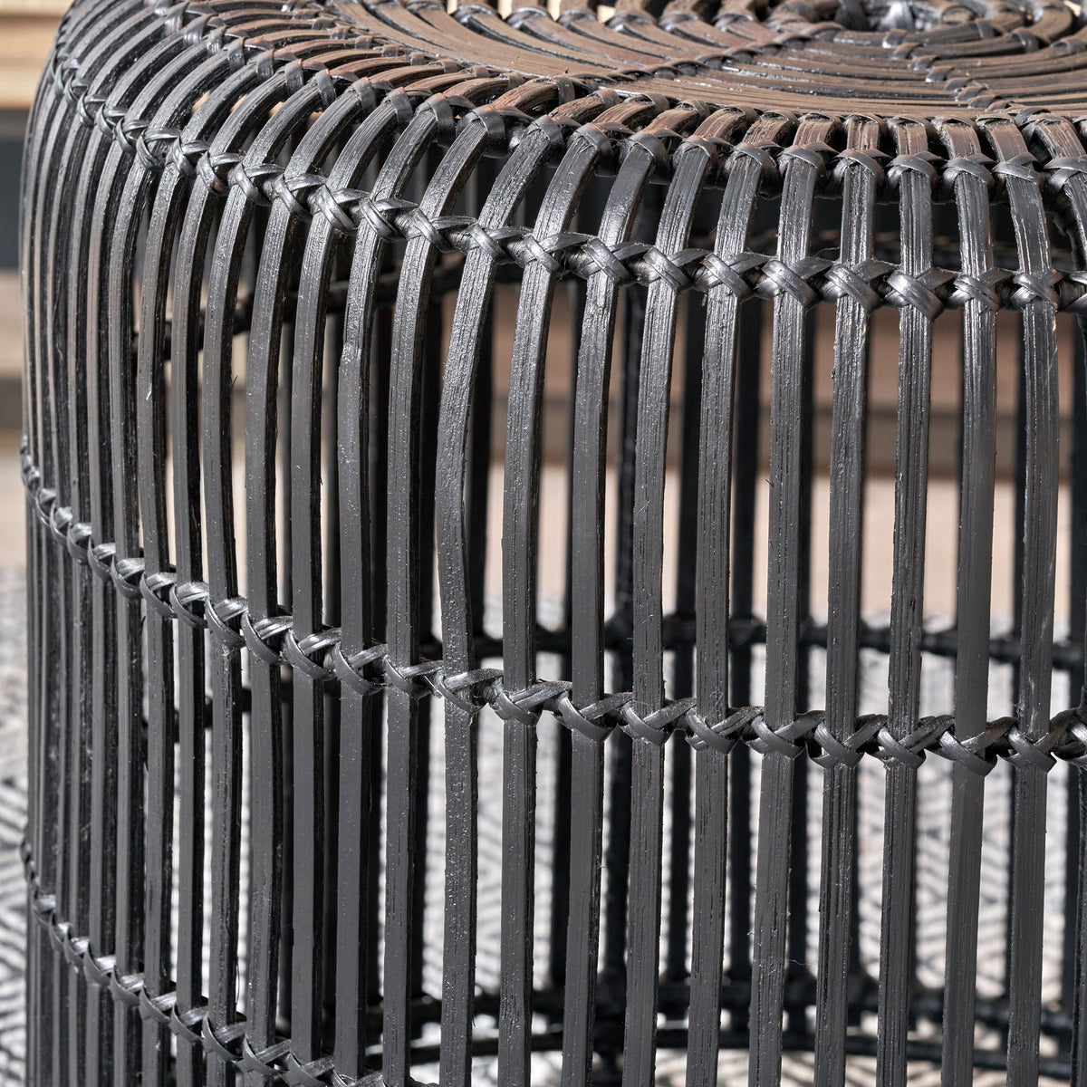 Rattan Core Stool