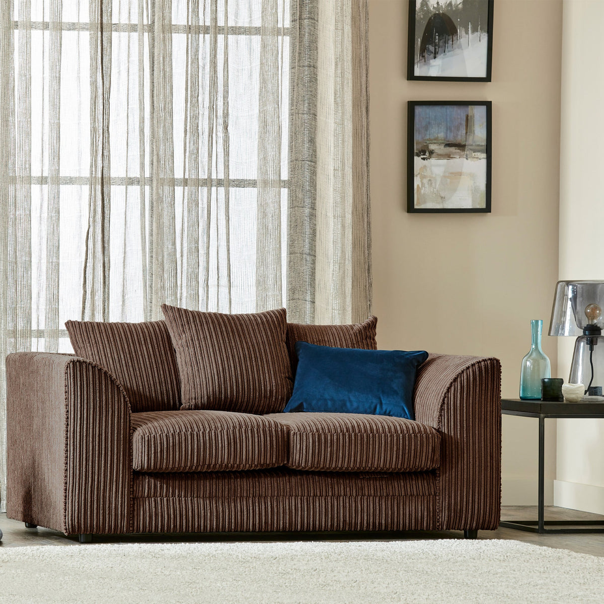 Bletchley Jumbo Cord 2 Seater Sofa