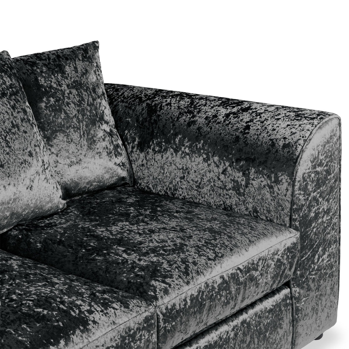 Tamara Crushed Velvet Chaise Sofa