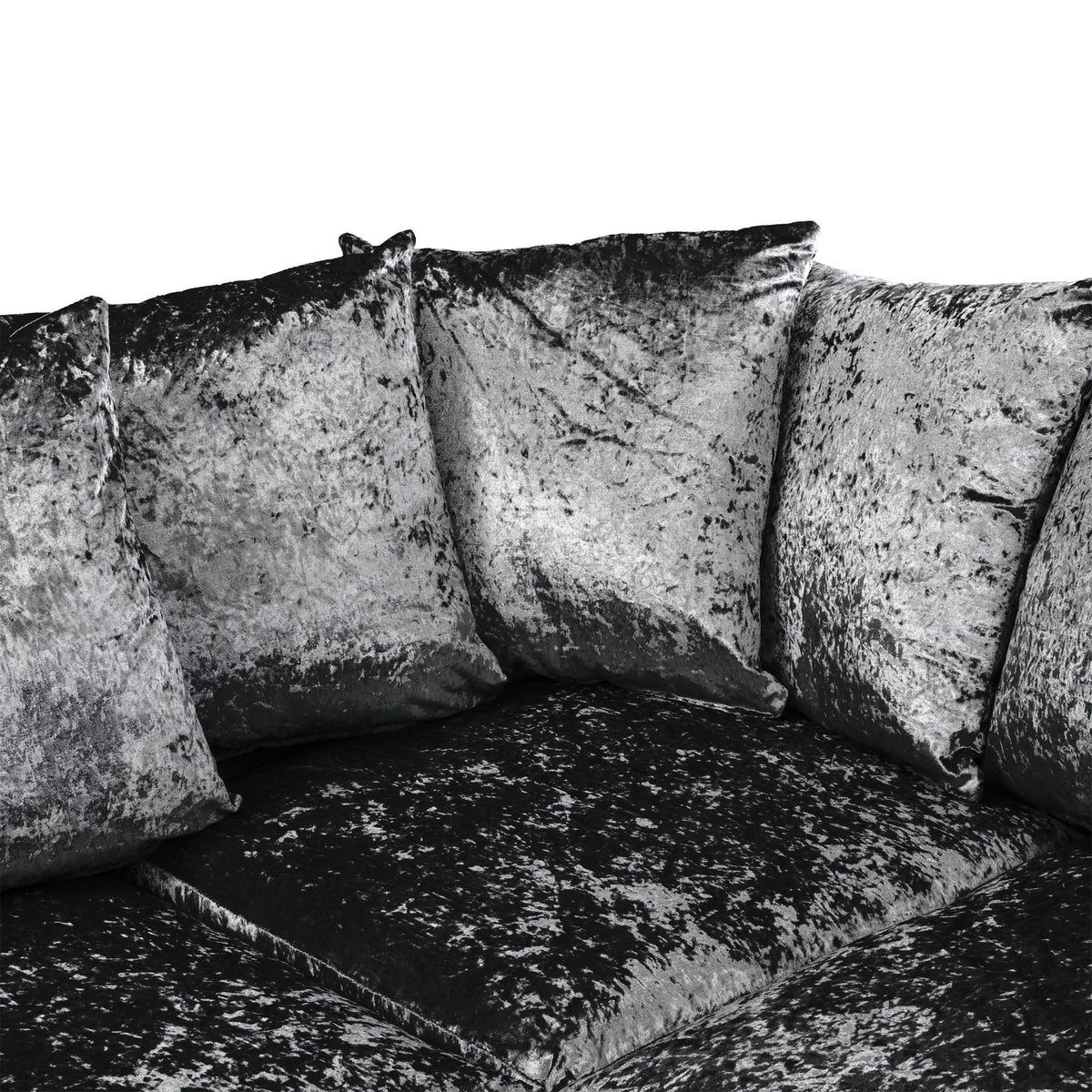 Tamara Crushed Velvet Chaise Sofa