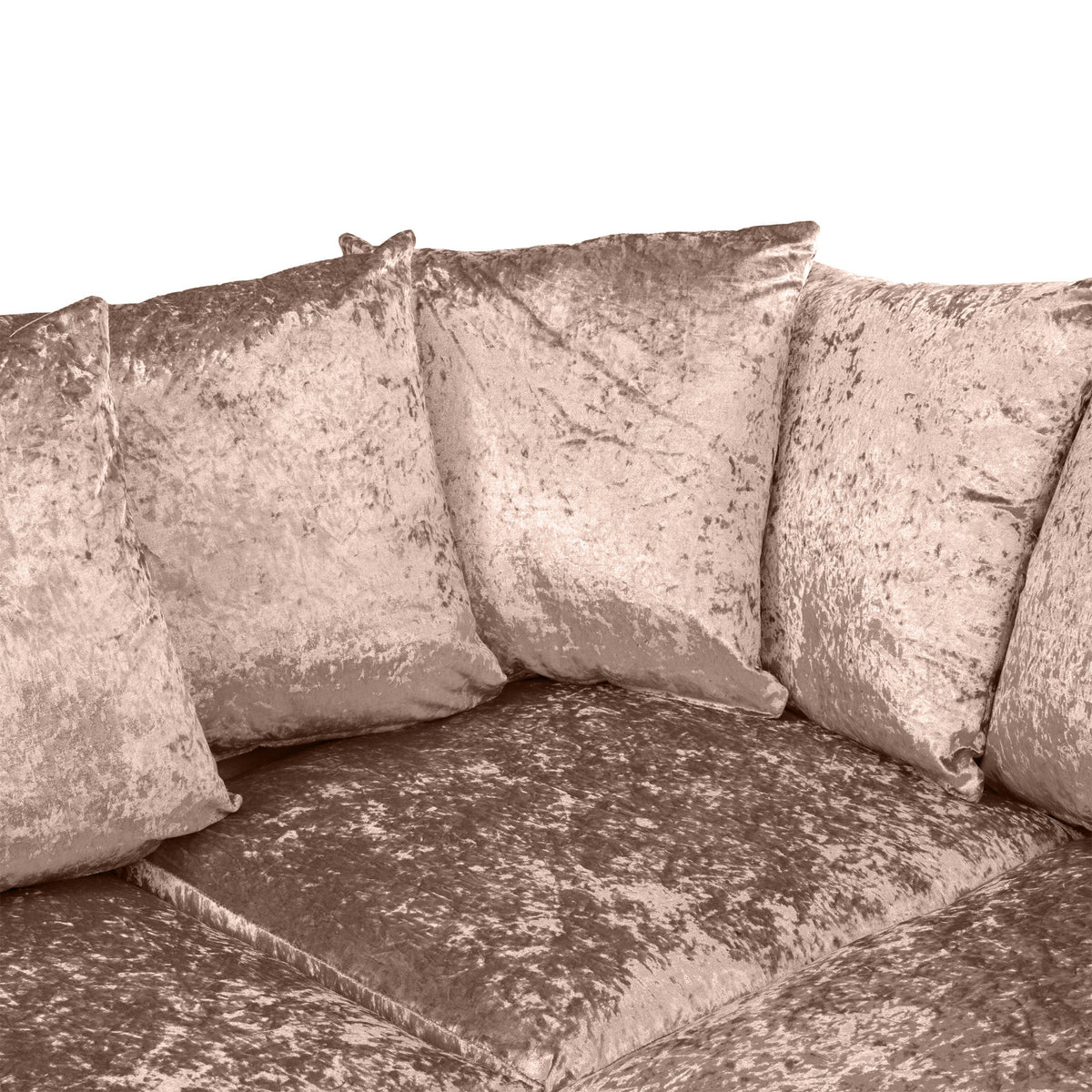 Tamara Crushed Velvet Chaise Sofa