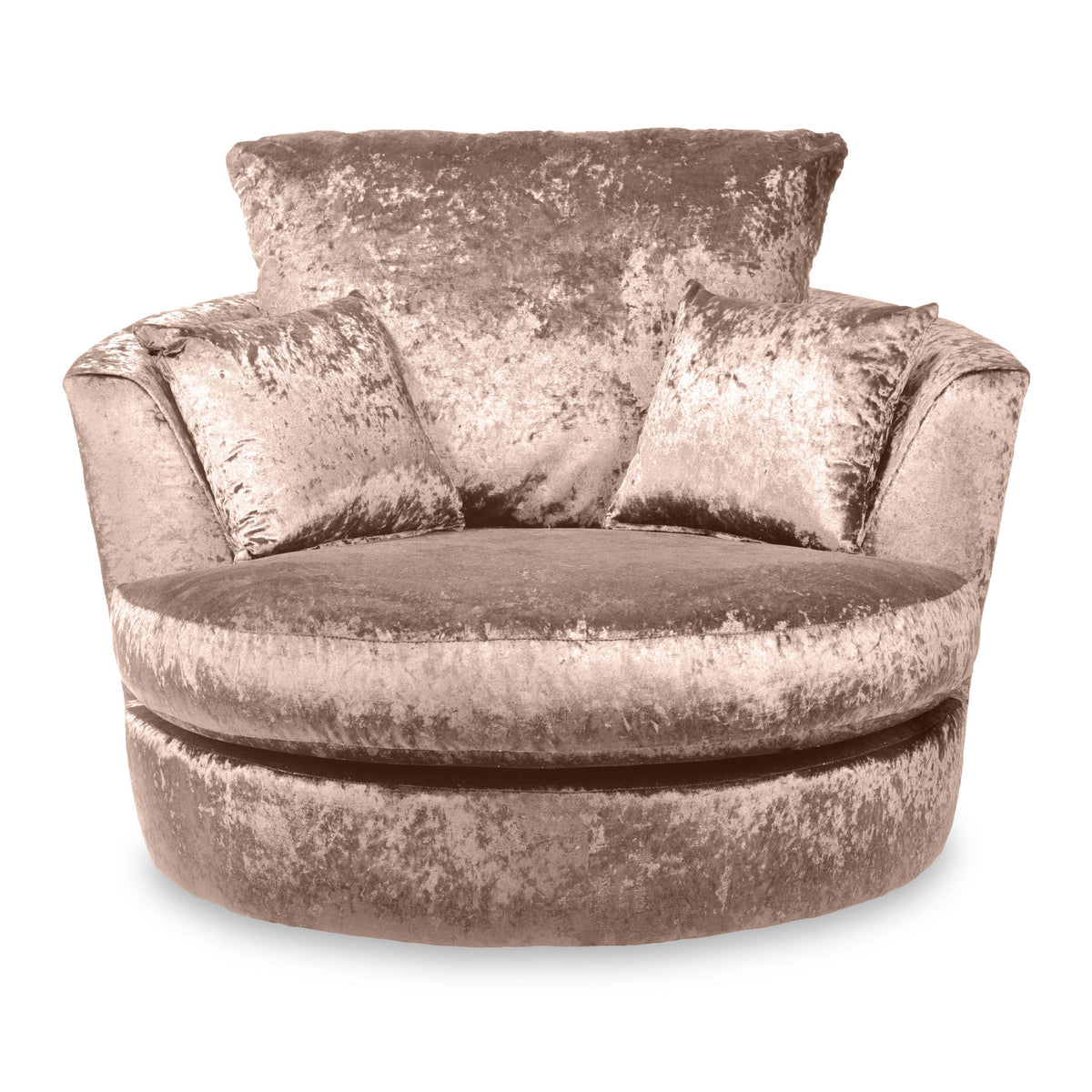 Tamara Crushed Velvet Swivel Chair