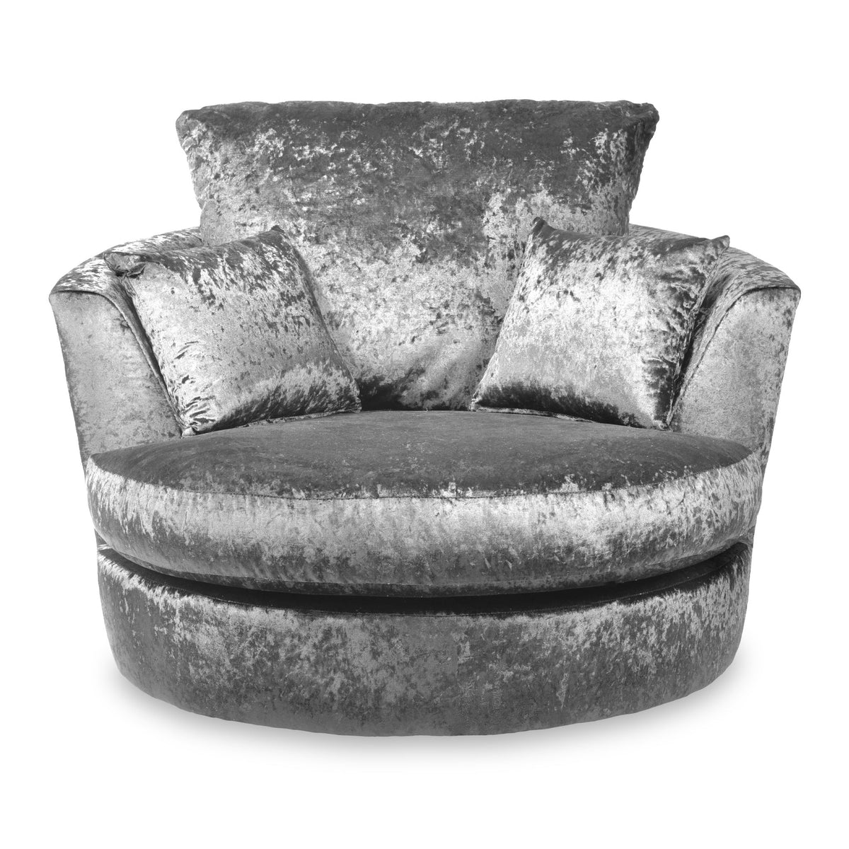 Tamara Crushed Velvet Swivel Chair