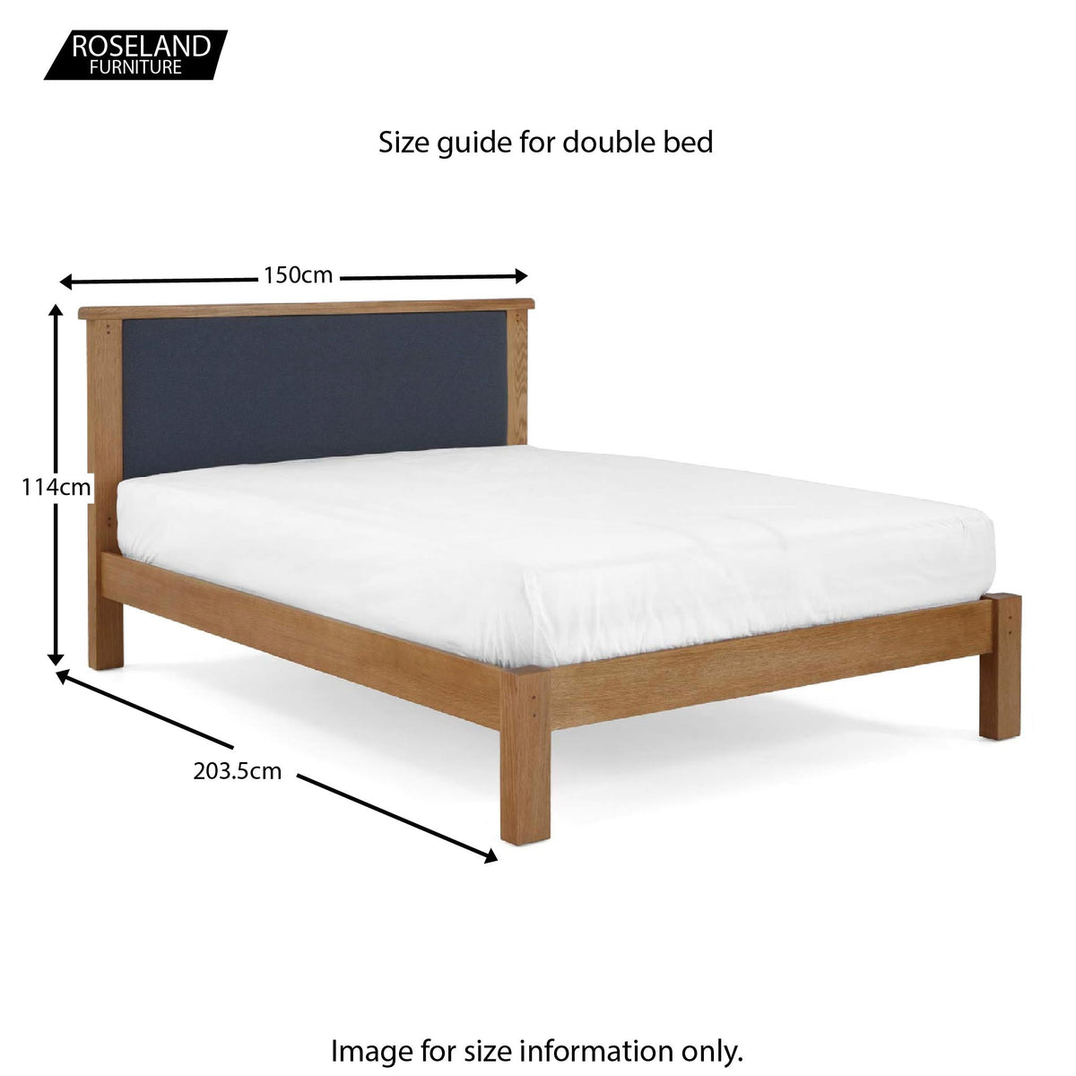 Broadway Oak Bed Frame